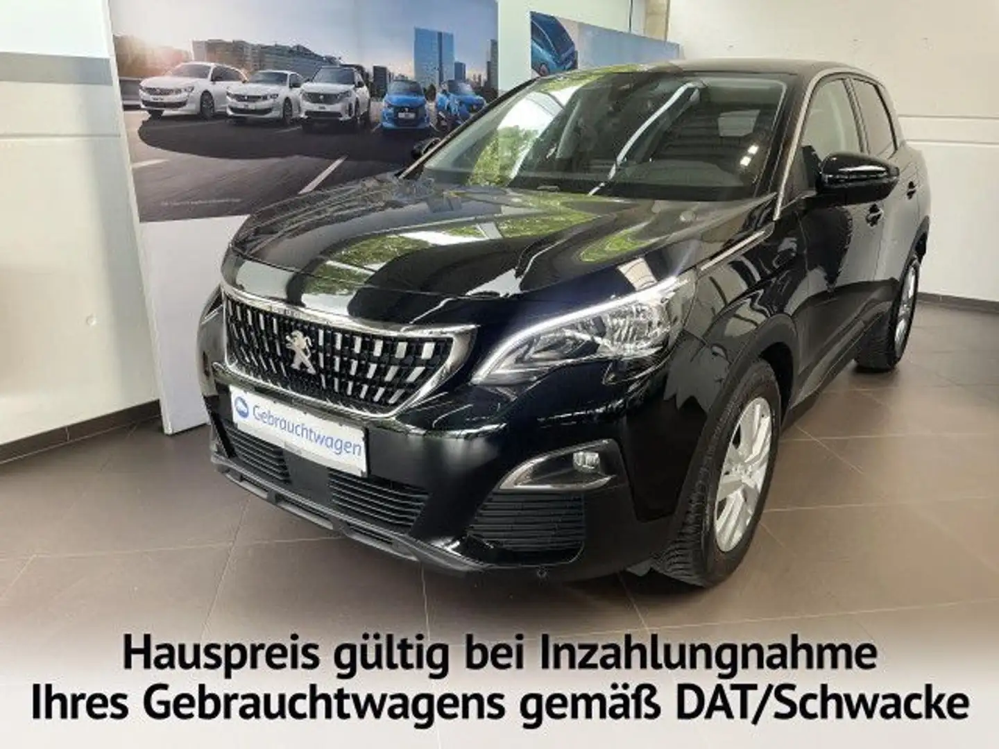 Peugeot 3008 Active PureTech 130, R-Kamera, Klimaautomatik Schwarz - 1