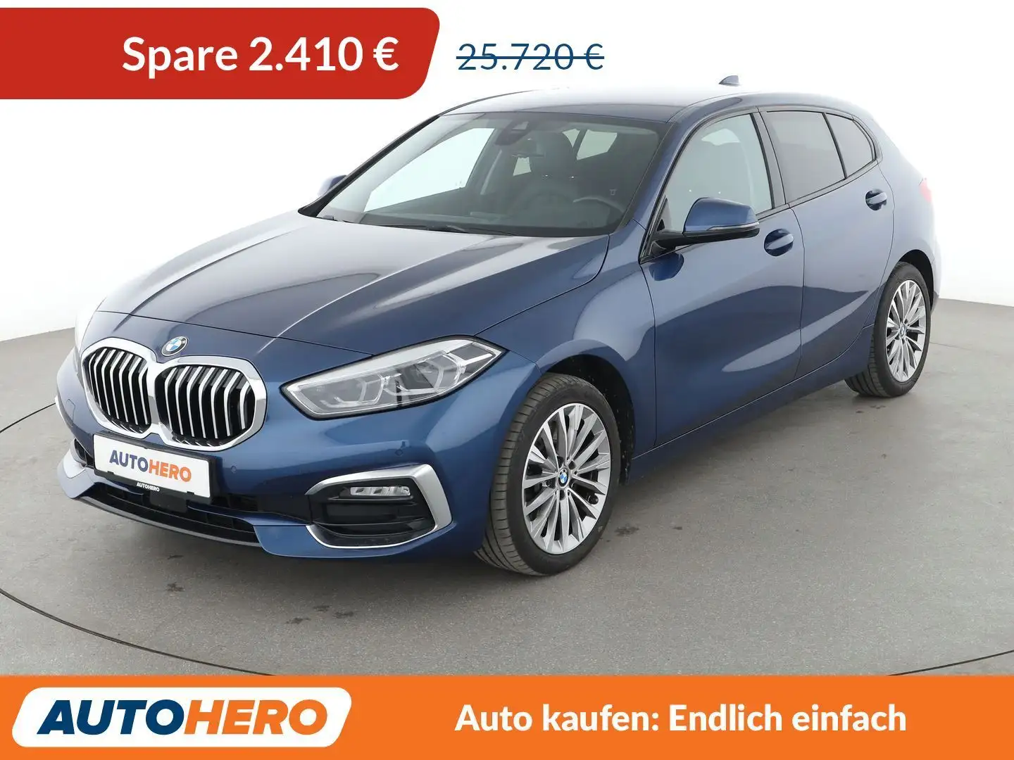 BMW 120 120d xDrive Luxury Line Aut.*LED*HUD*PDC*SHZ*LHZ* Blau - 1