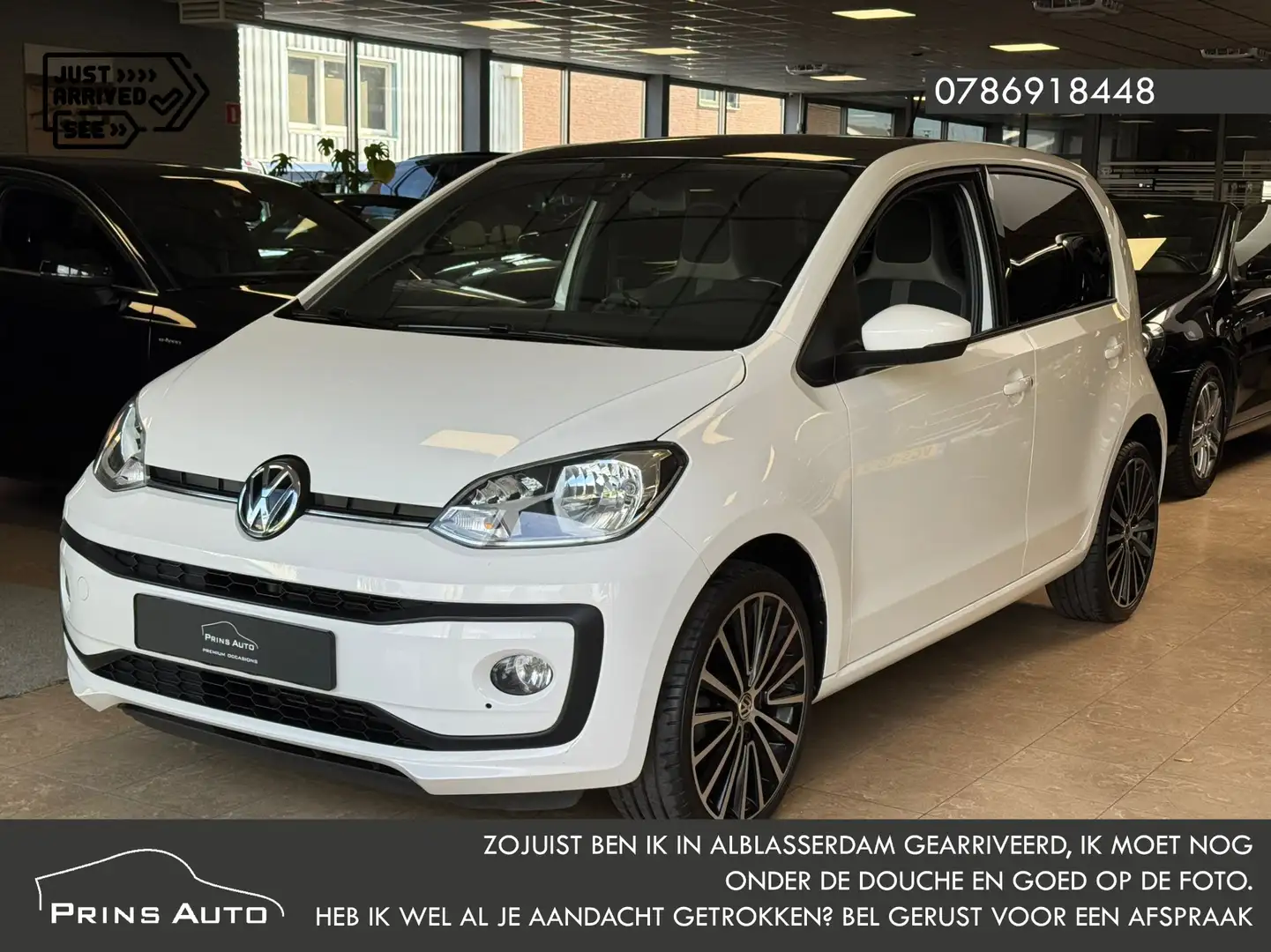 Volkswagen up! 1.0 BMT high up! |PANO|CAMERA|CRUISE|STOELVERW.| 3 Wit - 1