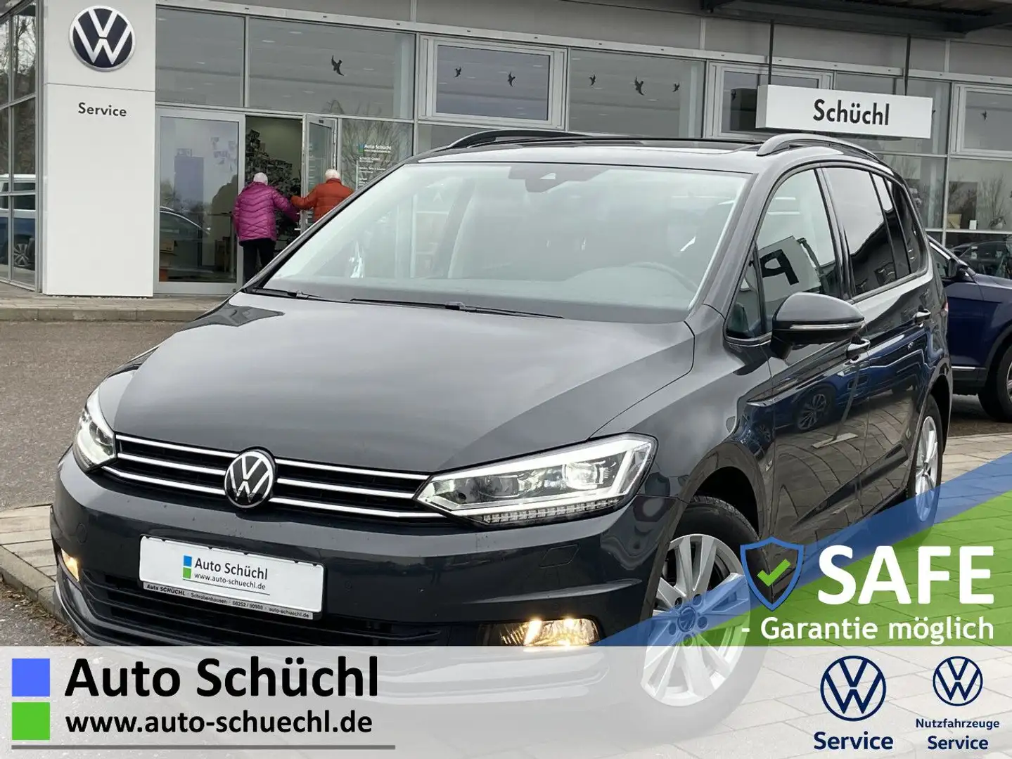 Volkswagen Touran 2.0 TDI COMFORTLINE NAVI+LED+AHK+PANORAMA Grau - 1