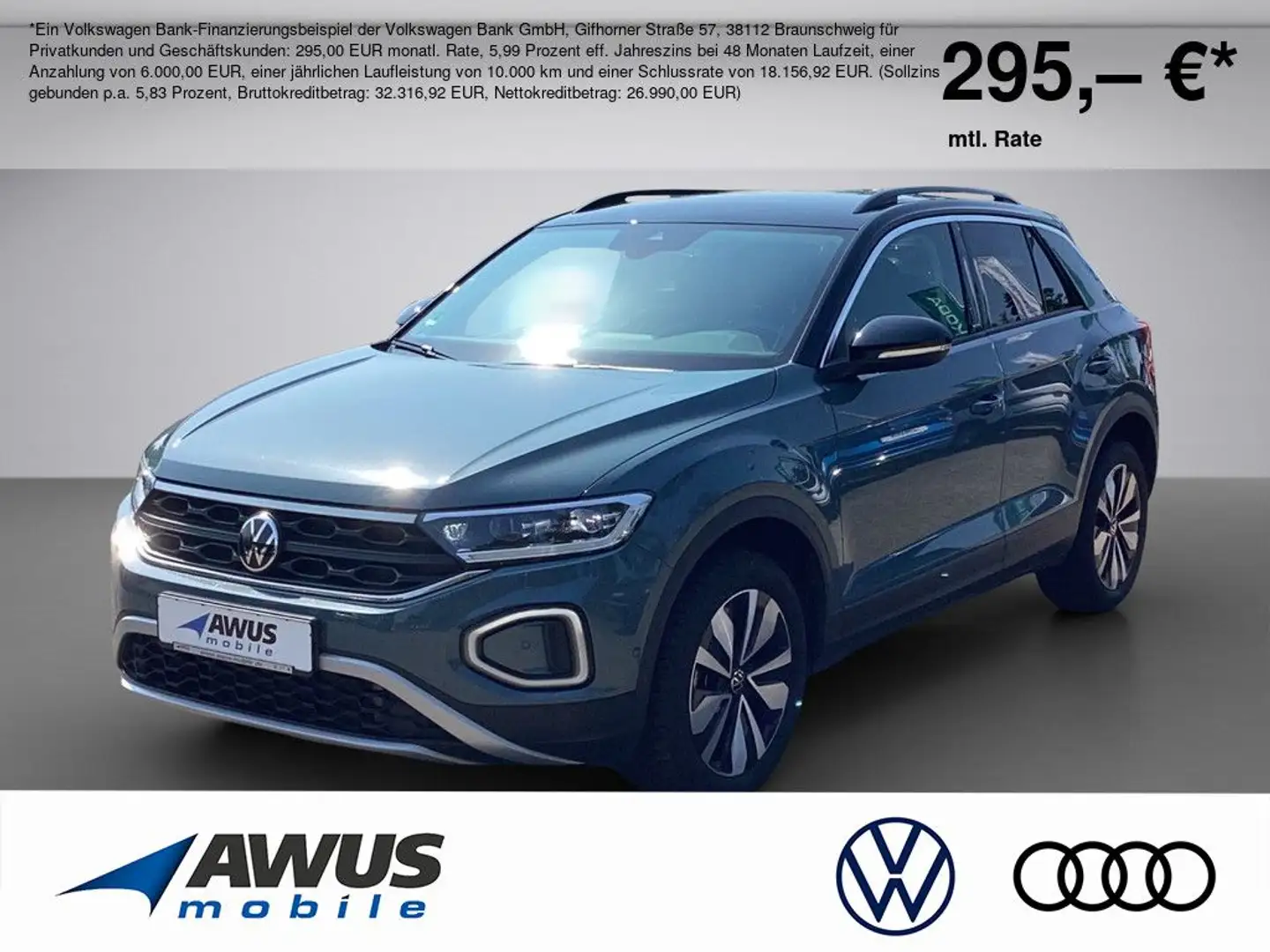 Volkswagen T-Roc 1.5TSI DSG Move AHK Blau - 1