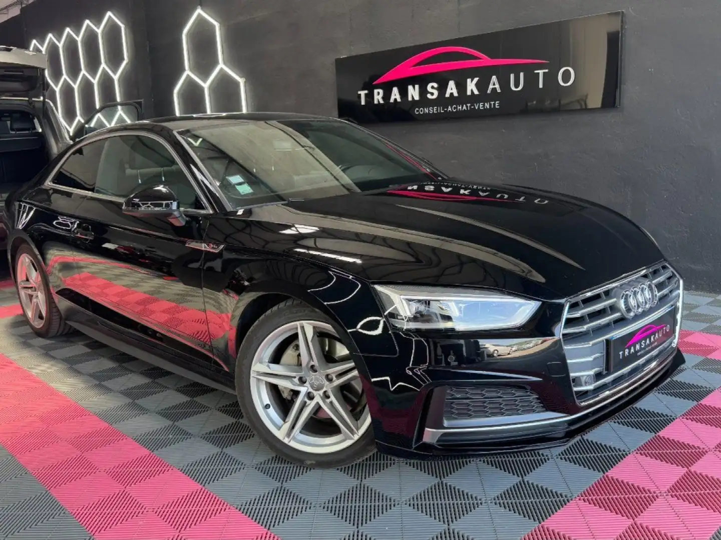 Audi A5 S Line 2.0 TDI 190 ch ~ Virtual cockpit ~ Bang Olu Negro - 1