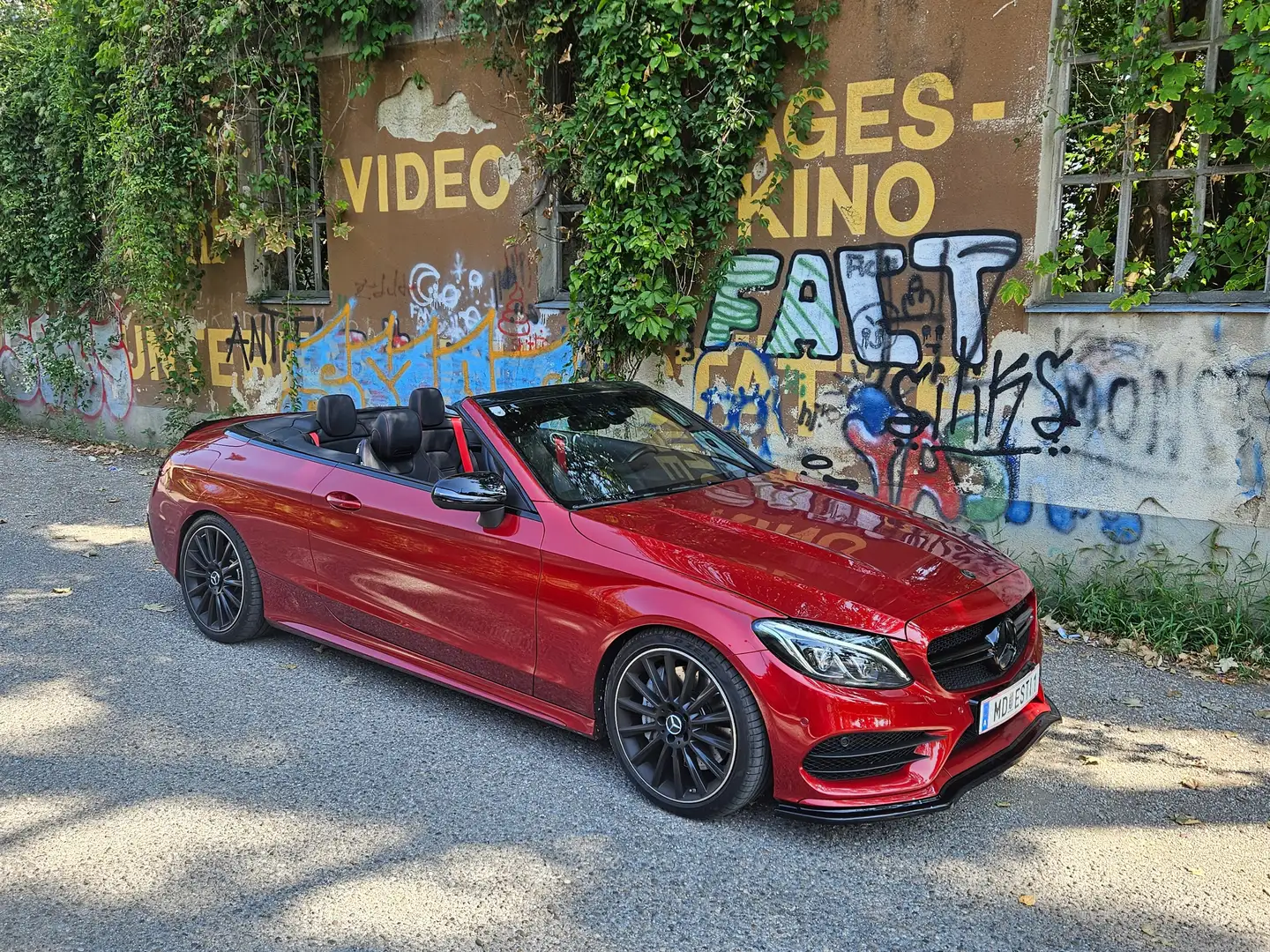 Mercedes-Benz C 43 AMG C 43 AMG 4MATIC Cabrio Aut. Červená - 1