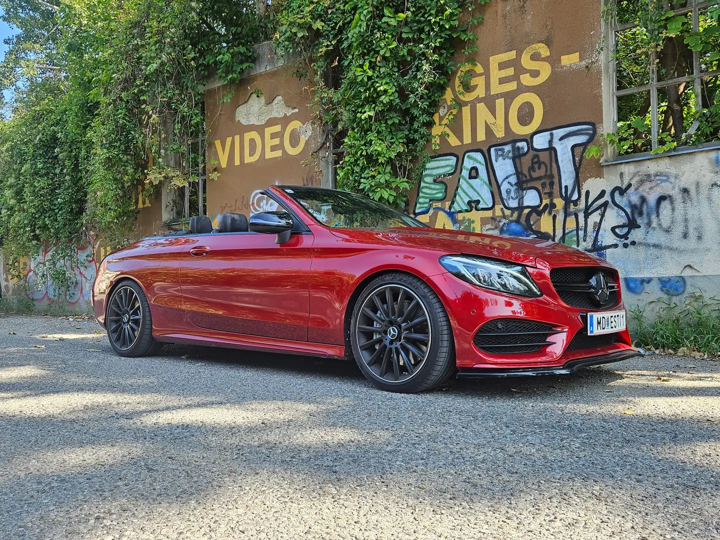 Mercedes-Benz C 43 AMG C 43 AMG 4MATIC Cabrio Aut. Červená - 2