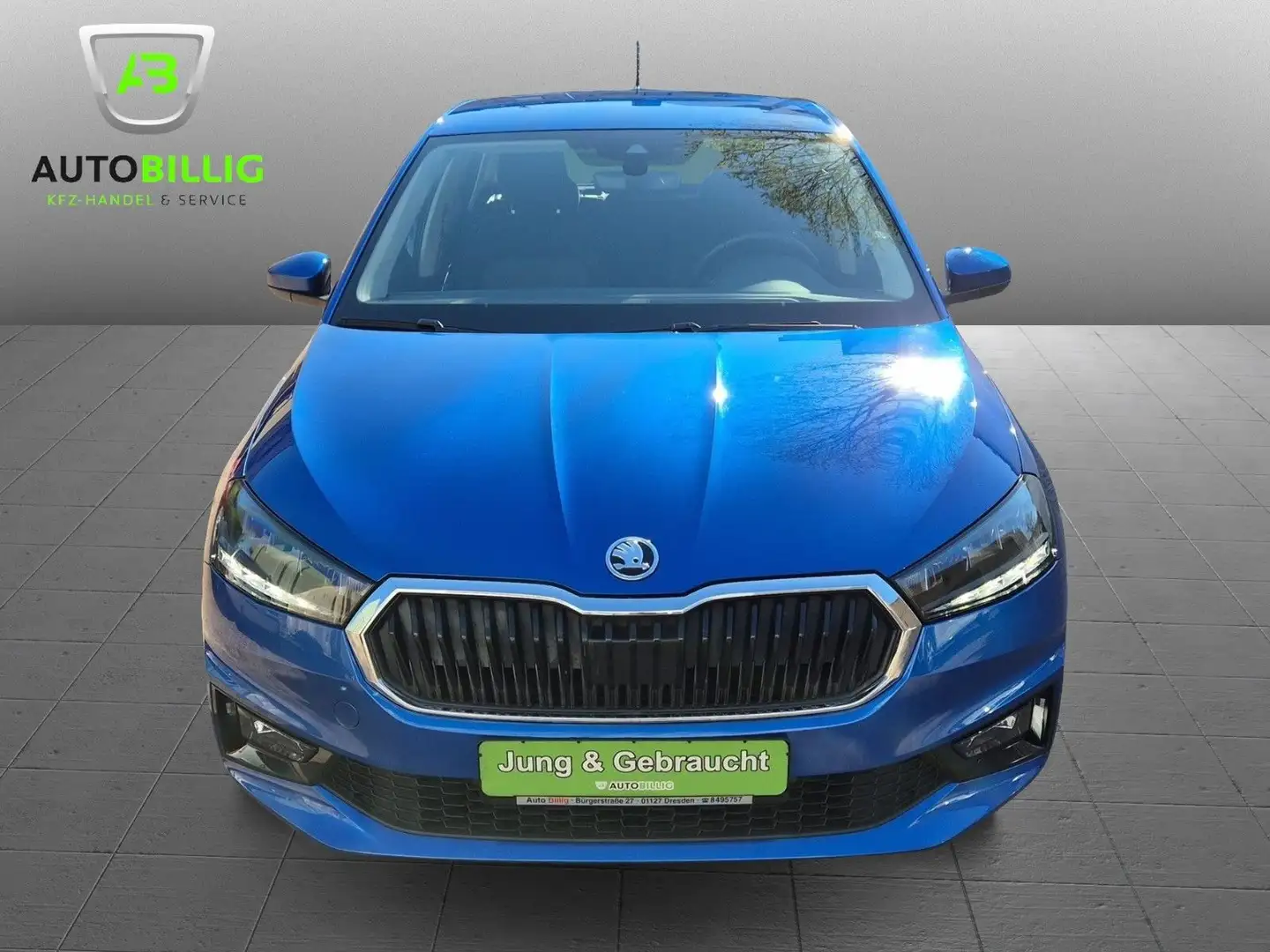 Skoda Fabia IV TSI 95  LED|SHZG|Klima|Temp.|PDC Blau - 2