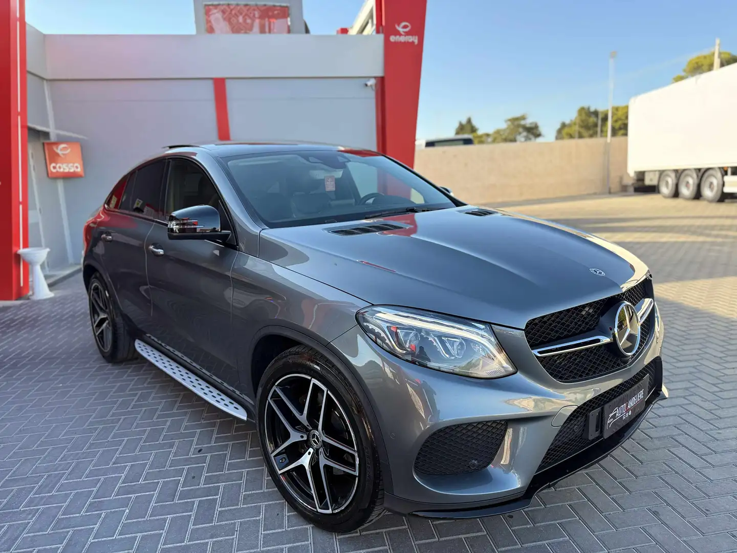 Mercedes-Benz GLE 350 GLE Coupe d Premium Plus 4matic /TETTO/21/PEDANE Grigio - 2