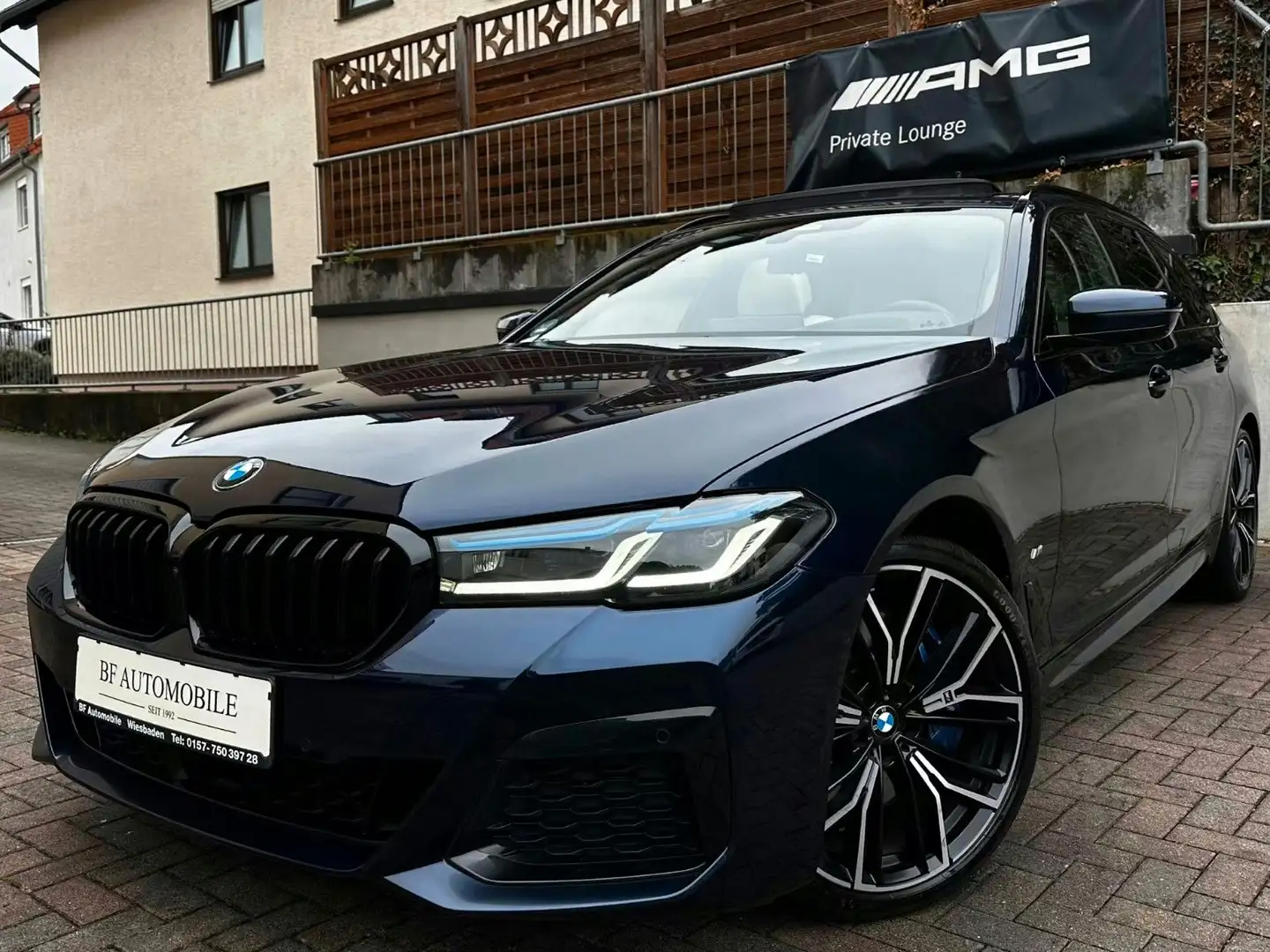 BMW 540 i xDr. M Sport PANO*Sitzklima*StandH*AHK*360° Bleu - 1