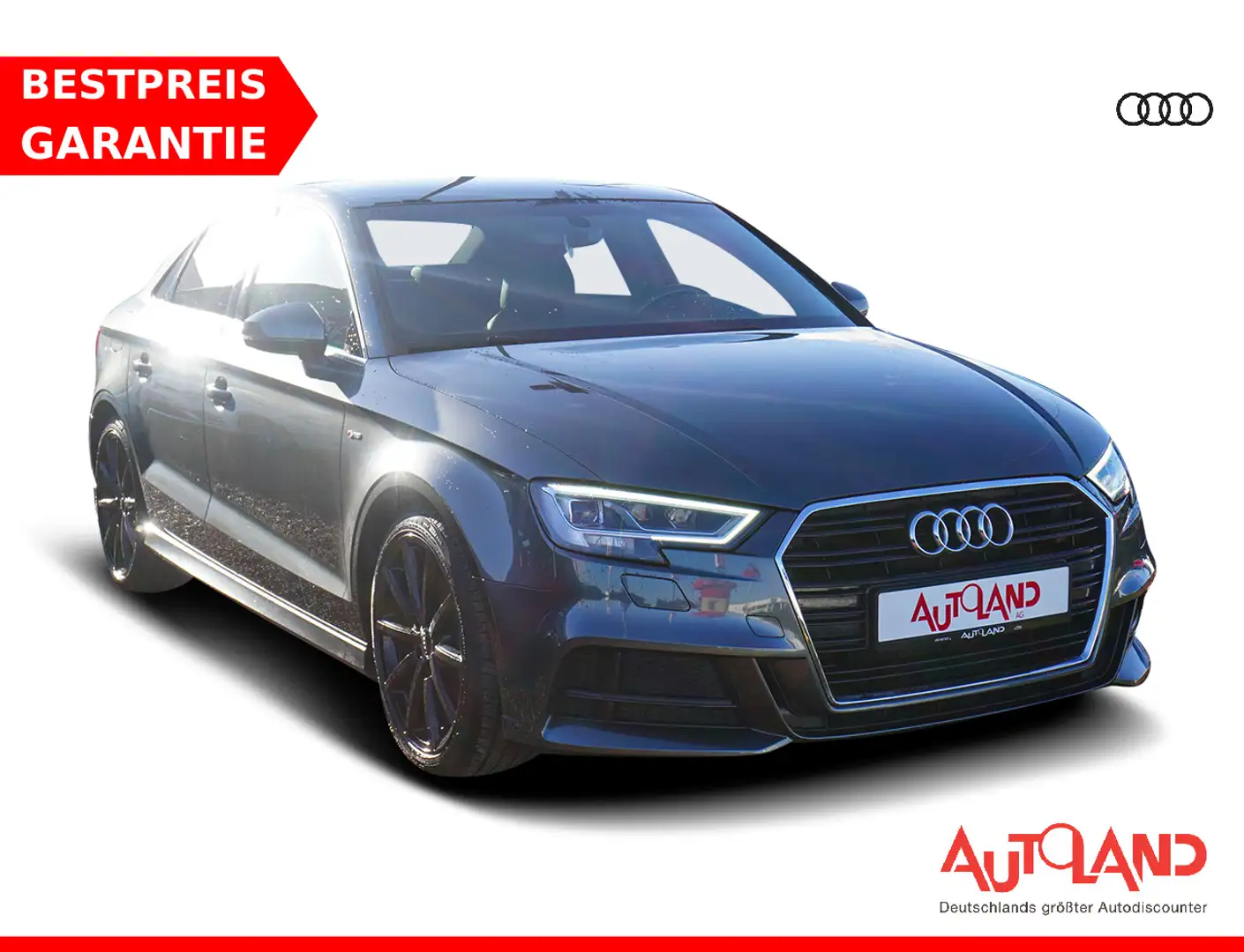 Audi A3 1.4 TFSI design S-line Bi-Xenon Teilleder PDC Grau - 1