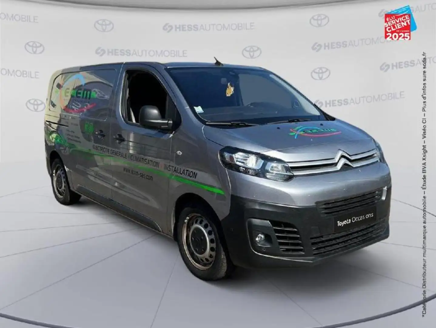 Citroen Jumpy M 1.5 BlueHDi 120ch S/S Club GPS Camera Gris - 2