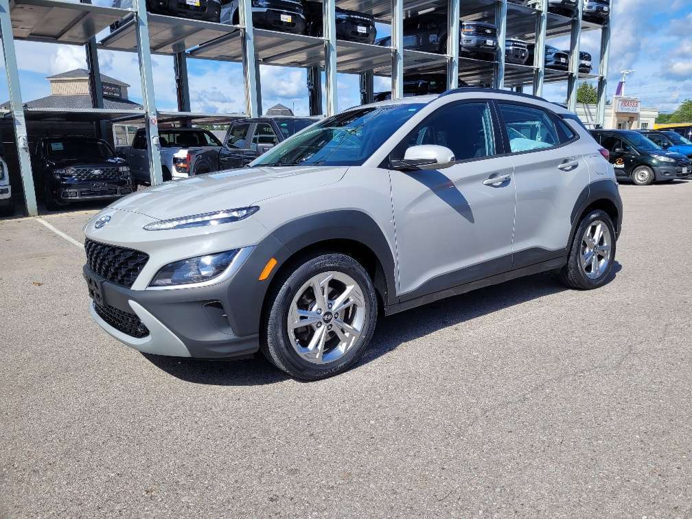 Gray 2022 Hyundai Kona   Automatic