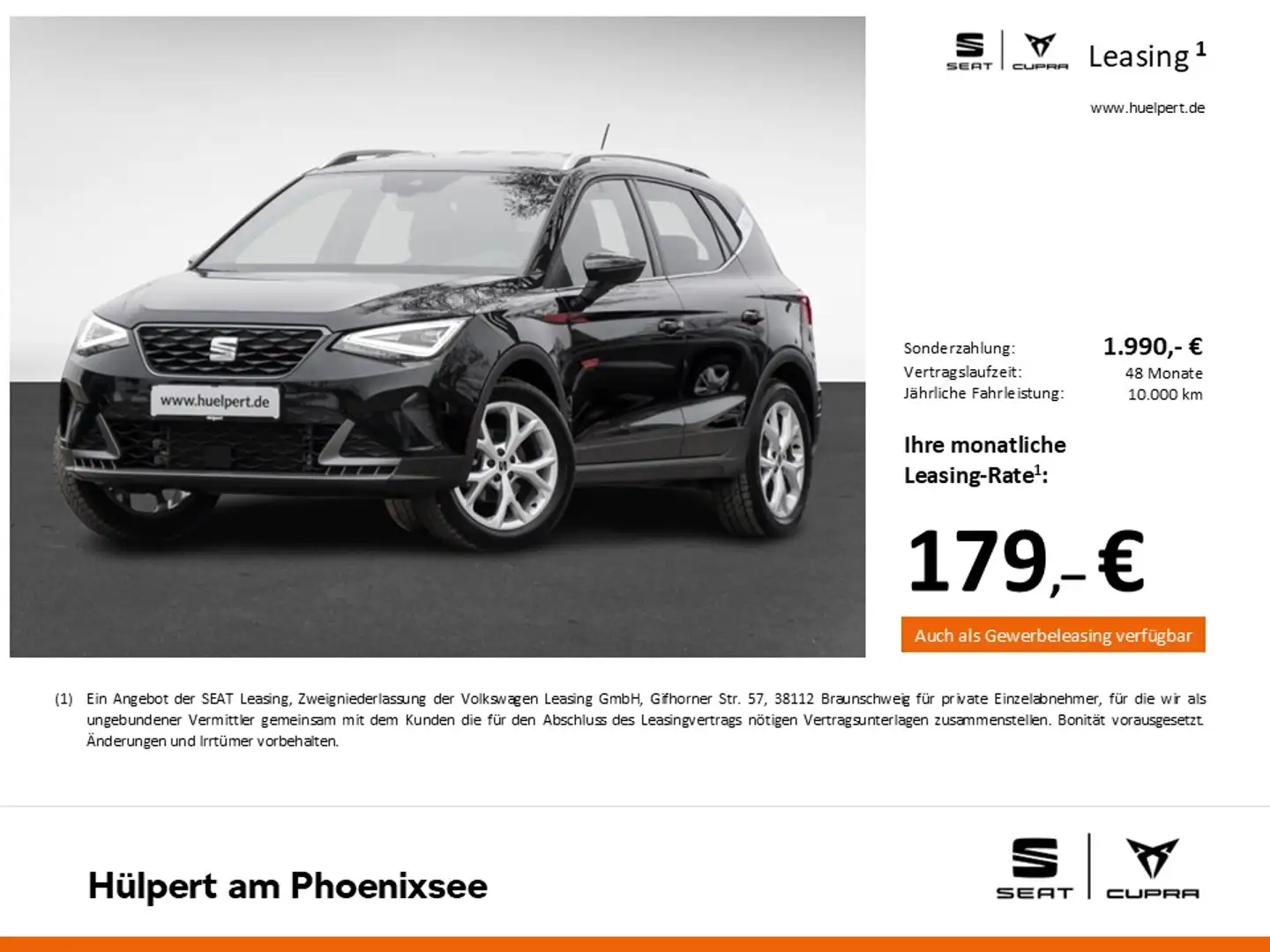 SEAT Arona 1.0 FR NAVIGATION LED-FULL ACC LM17 SITZHZ Schwarz - 2