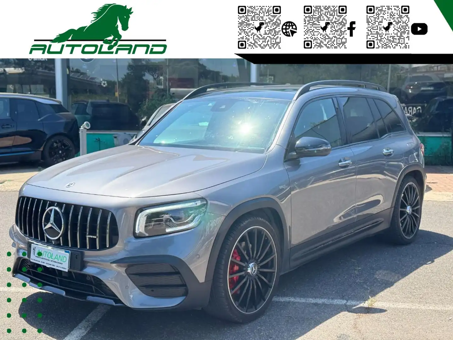 Mercedes-Benz G LB 35 4Matic AMG Premium 306CVTagliandiMb Panorama Grigio - 1