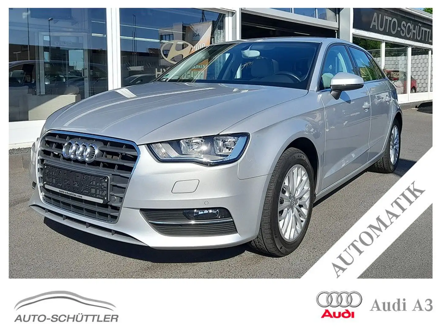 Audi A3 Sportback ,S Tronic,Navi,Bluet,PDC,Scheckheft Argent - 1