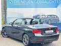 BMW 218 i Cabrio Sport Line Navi AdLED RFK 4 Zylinder Schwarz - thumbnail 7