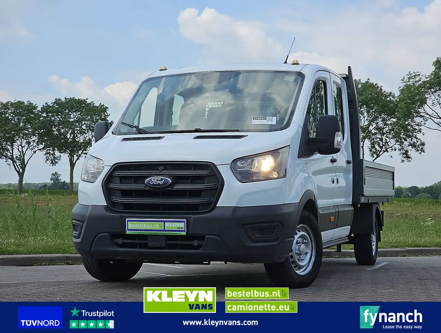 Ford Transit 350 ac pickup EURO6 Wit - 1