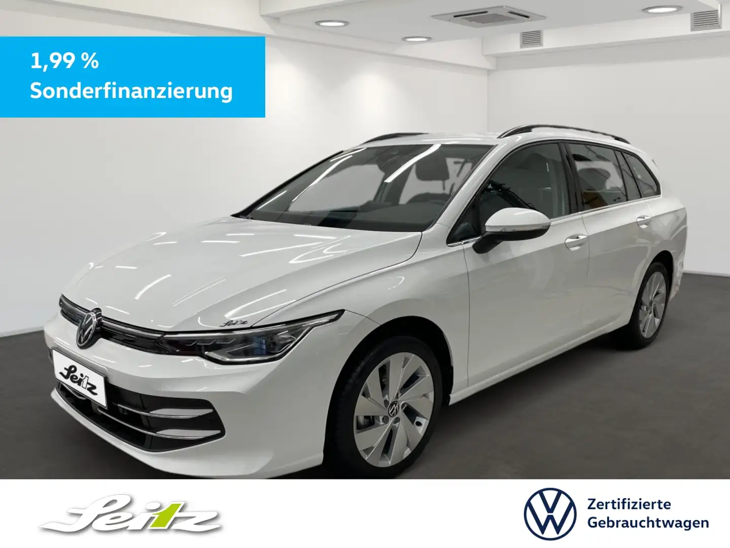 Volkswagen Golf Variant Golf VIII Variant 1.5 eTSI Style *MATRIX*KAMERA*ST Weiß - 1