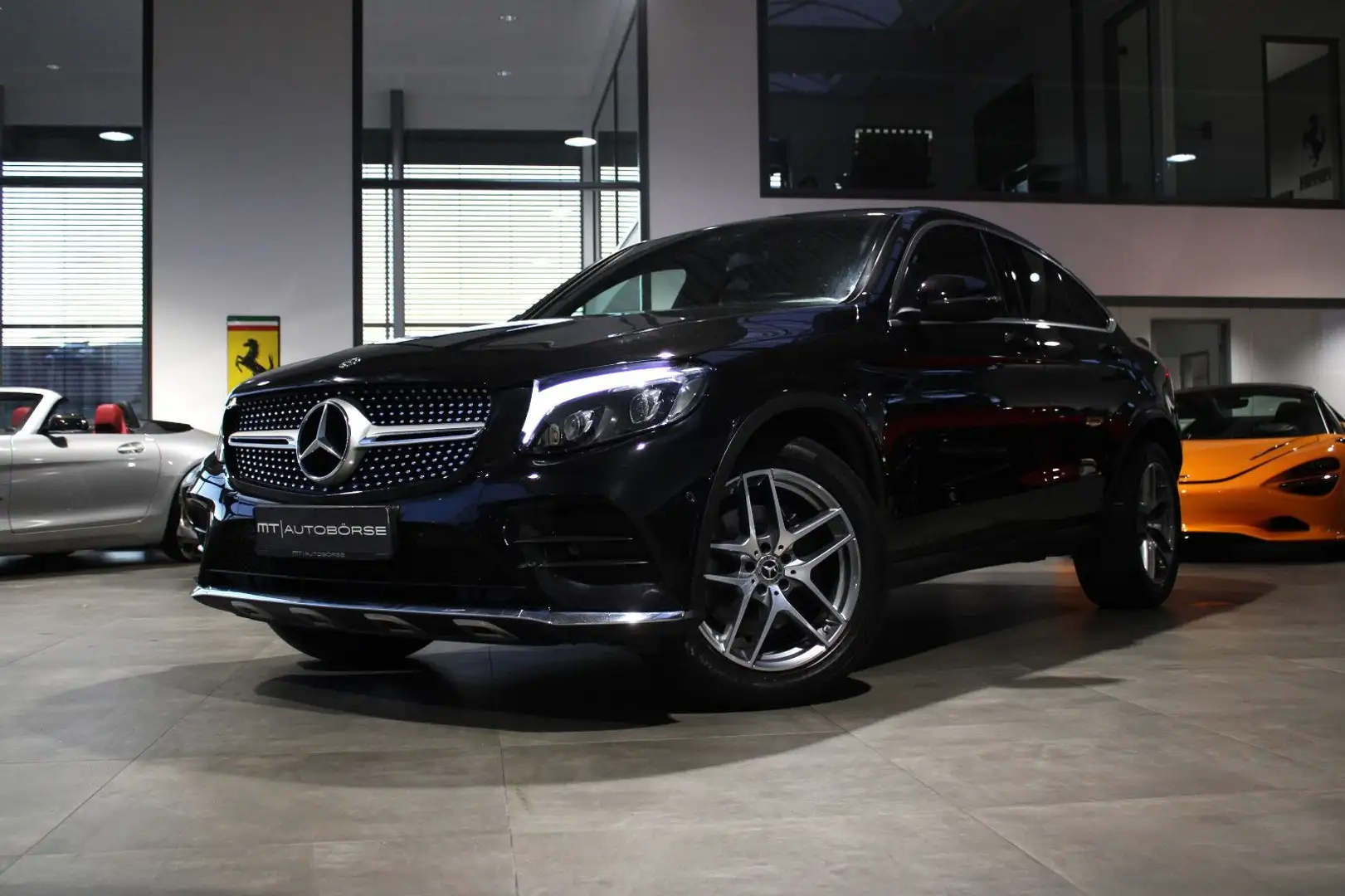 Mercedes-Benz GLC 220 d 4M Coupe AMG-Line/Glasdach/Led/8-Fach! Noir - 2