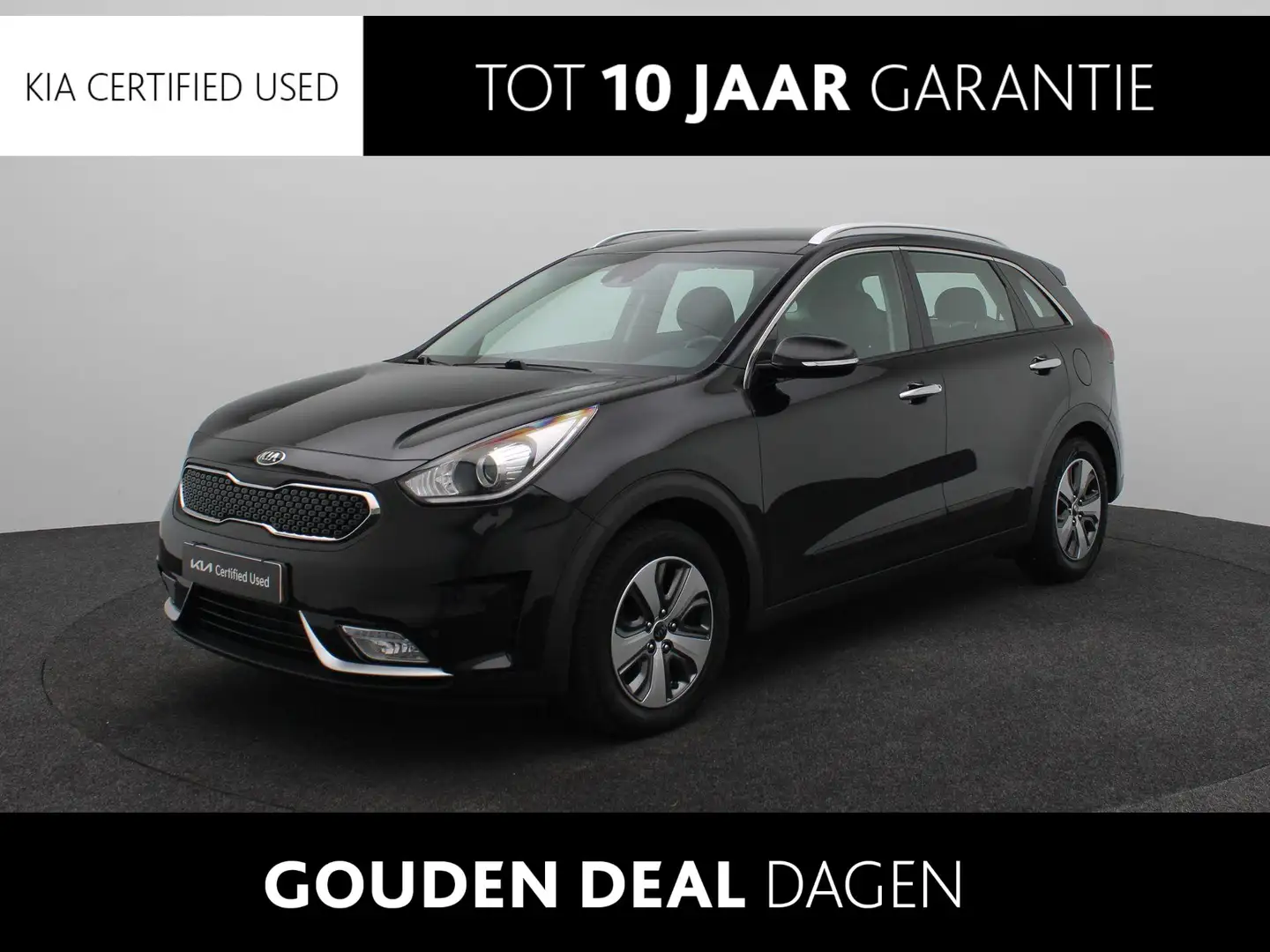 Kia Niro 1.6 GDi Hybrid DynamicLine Trekhaak | Camera | Cli Zwart - 1