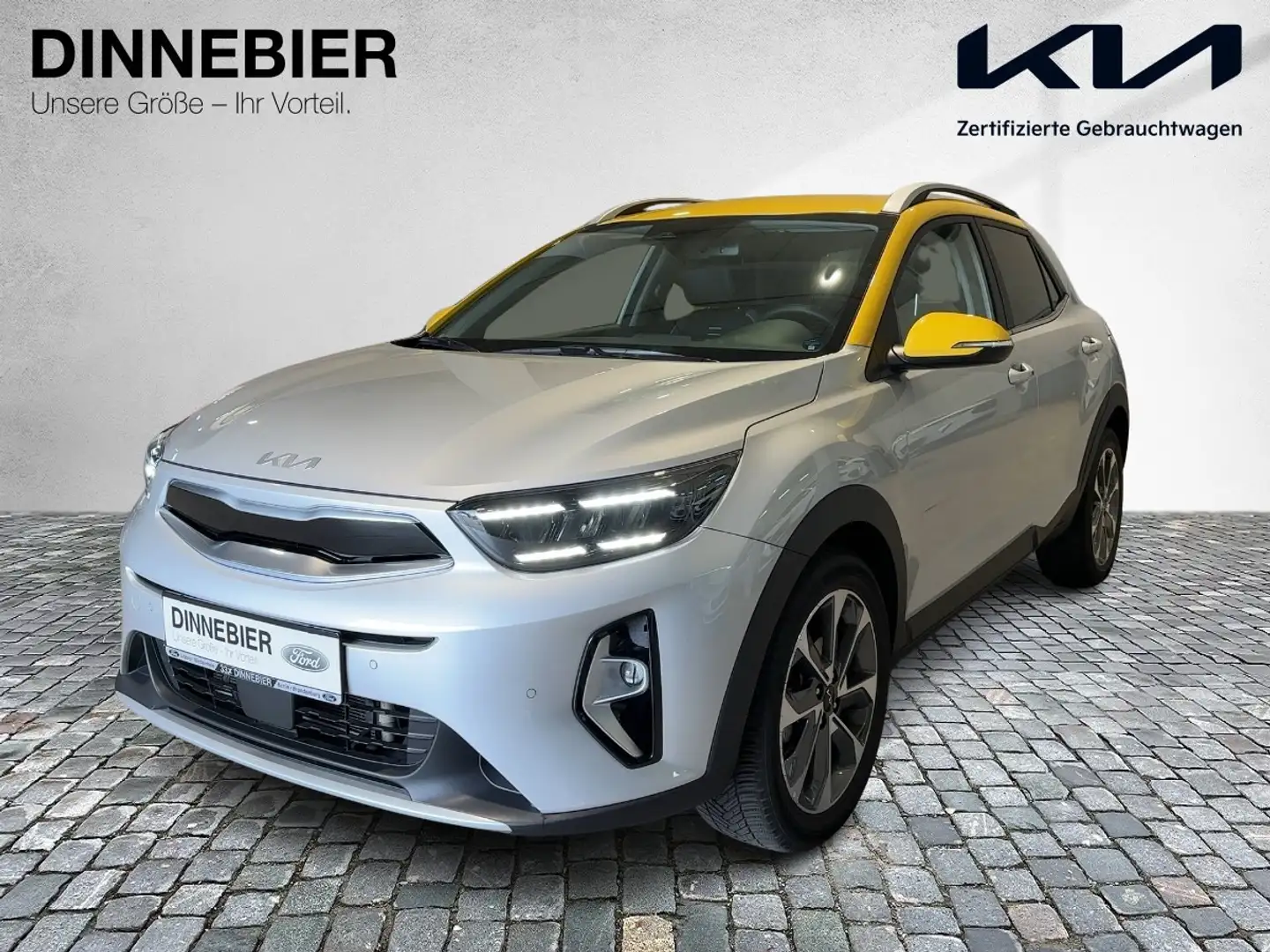 Kia Stonic Spirit Automatik+LED+Navi+Kamera+SHZ Silber - 2