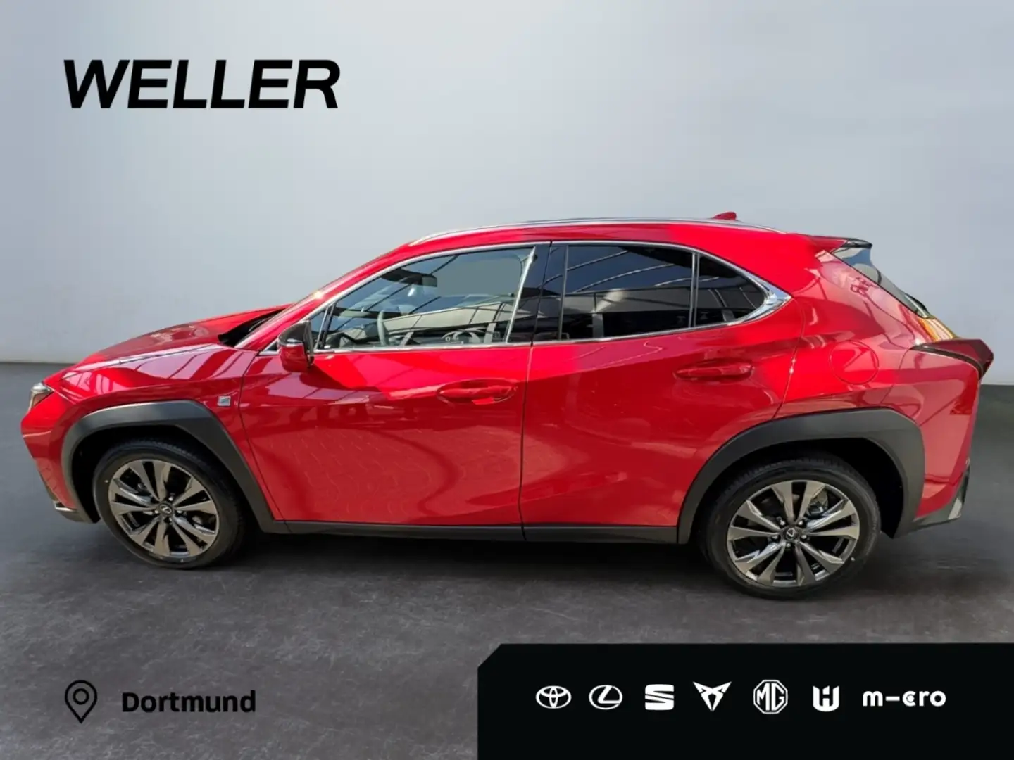 Lexus UX 300h F SPORT Design *Navi*LED*CarPlay*CAM*TWA* Rood - 2