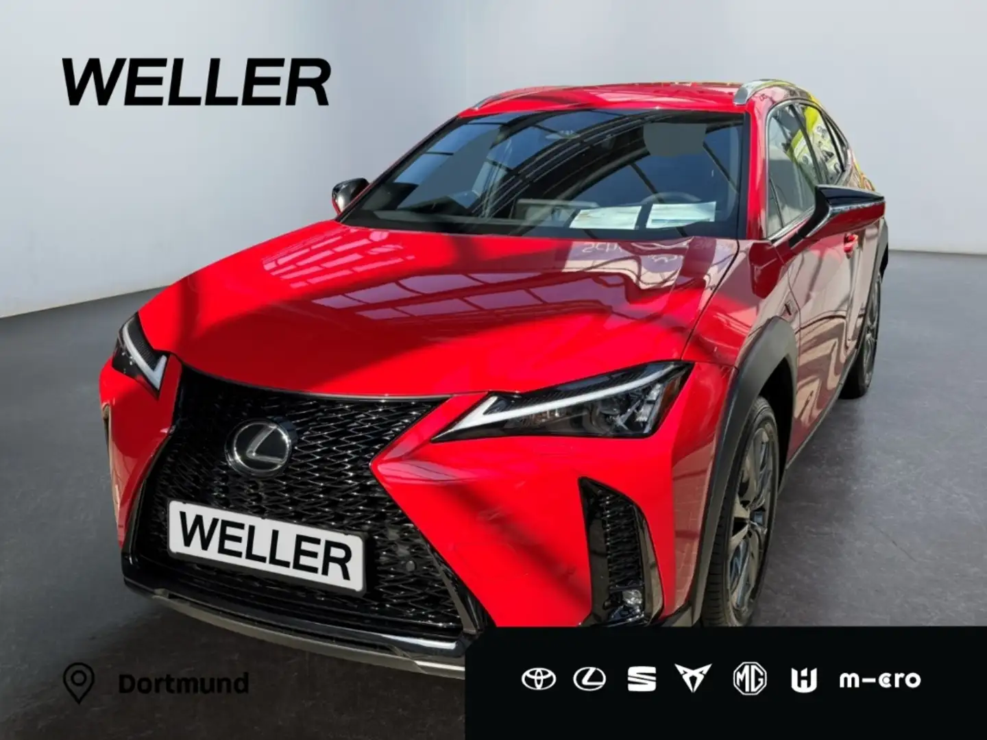 Lexus UX 300h F SPORT Design *Navi*LED*CarPlay*CAM*TWA* Rood - 1