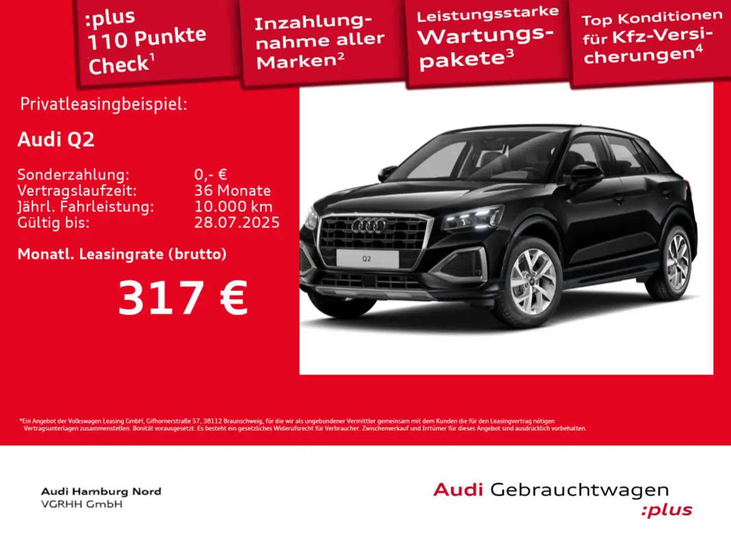 Audi Q2 35 TFSI advanced S tronic Navi ACC Matrix AHK Schwarz - 1