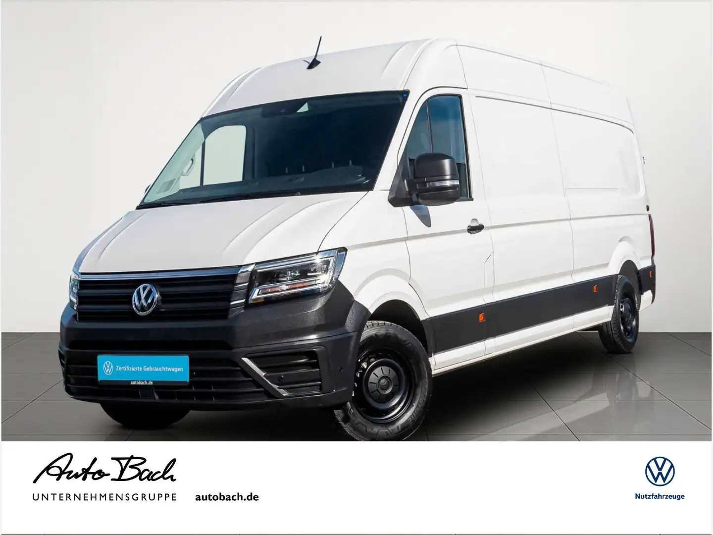 Volkswagen Crafter Kasten 2.0 TDI LR Navi LED GRA EPH DAB A Weiß - 1