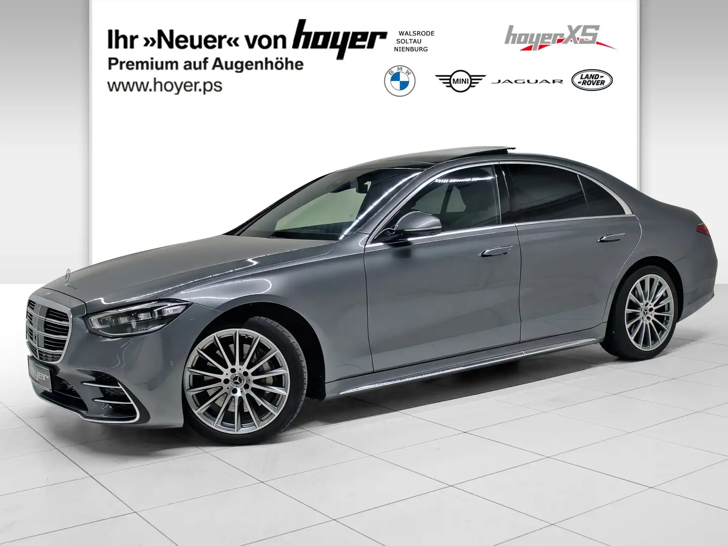 Mercedes-Benz S 350 d 4Matic AMG Line Panorama LED DAB Grau - 1