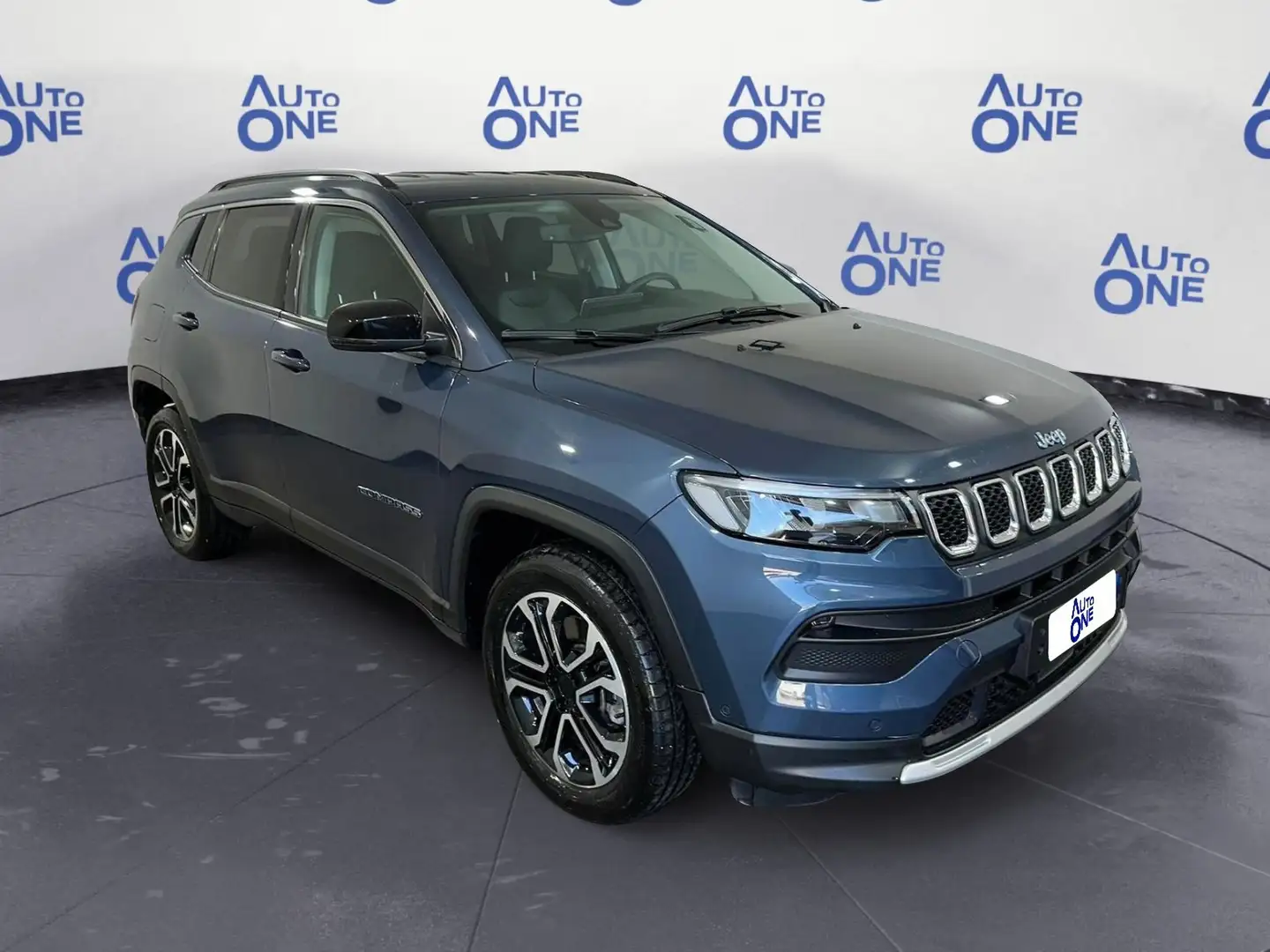 Jeep Compass 1.3 HYBRID 190CV AUTO 4Xe LIMITED - * Bleu - 1