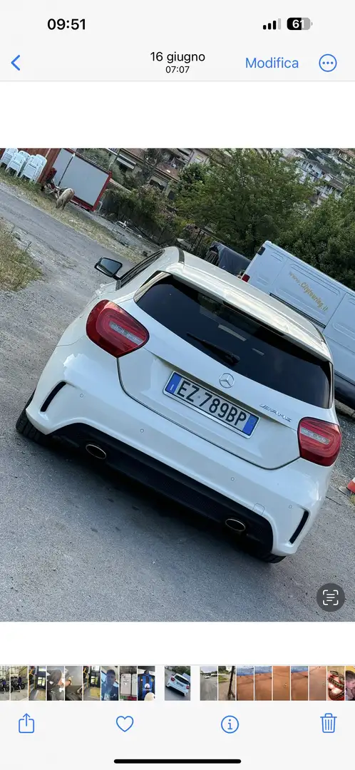 Mercedes-Benz 200 amg Bílá - 1