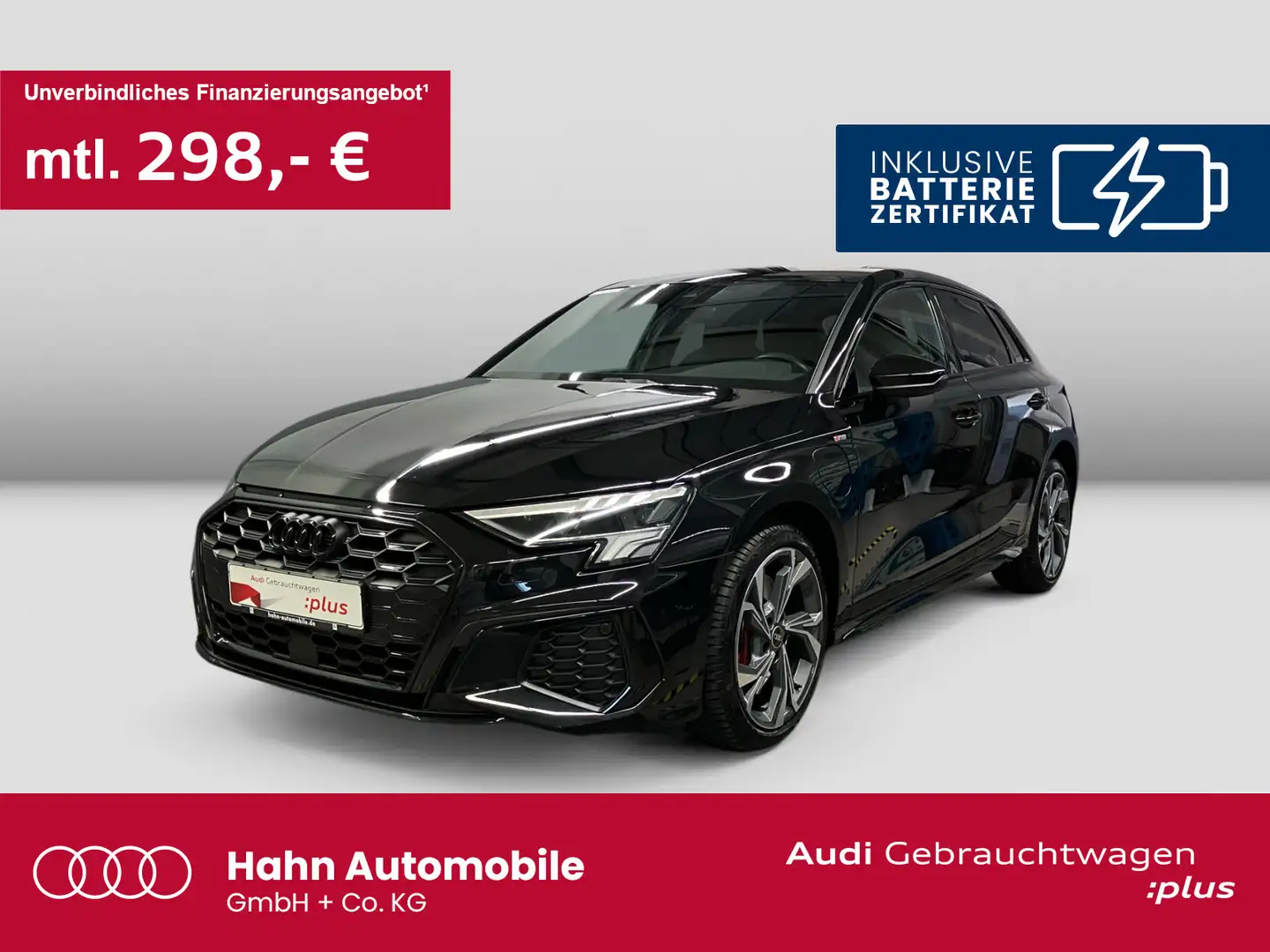 Audi A3 45 TFSIe S line Virtual Sitzh Carpl Schwarz - 1
