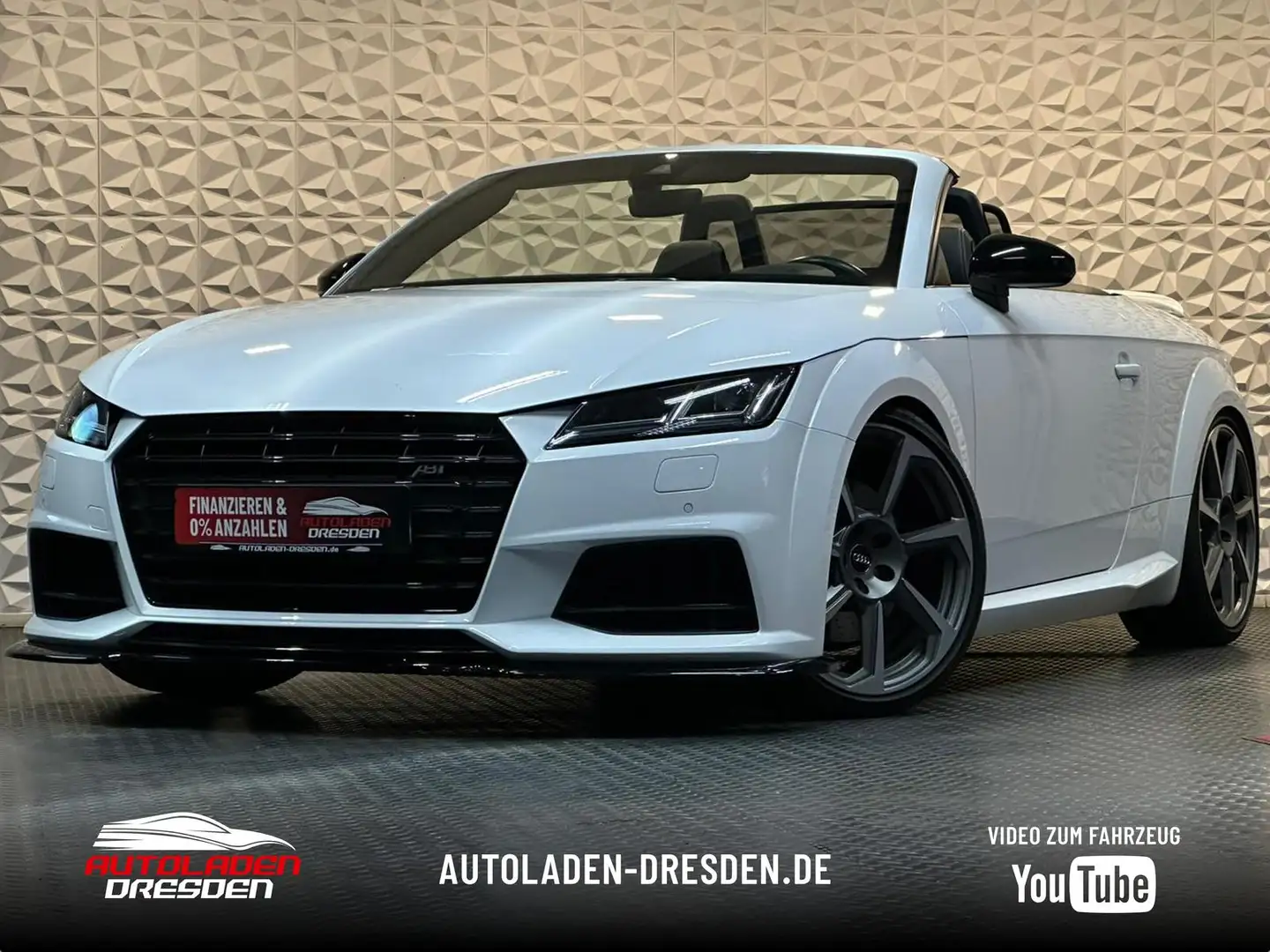 Audi TTS Roadster 2.0TFSI QUATTRO ABT* MATRIX#SHZ#NAV Weiß - 1