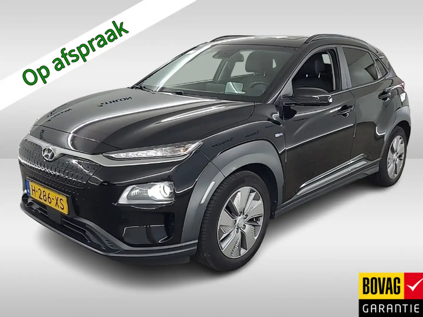 Hyundai KONA EV Premium 64 kWh (204 PK) 1e-Eig. & Dealer-Onderh Zwart - 1