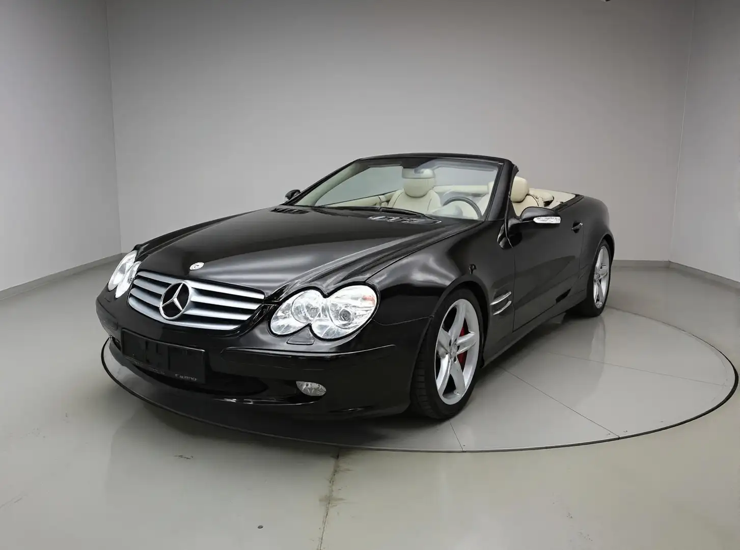 Mercedes-Benz SL 500 5.0l 306PS DEUTSCHE AUSFÜHRUNG Navi Memorysitze Czarny - 1