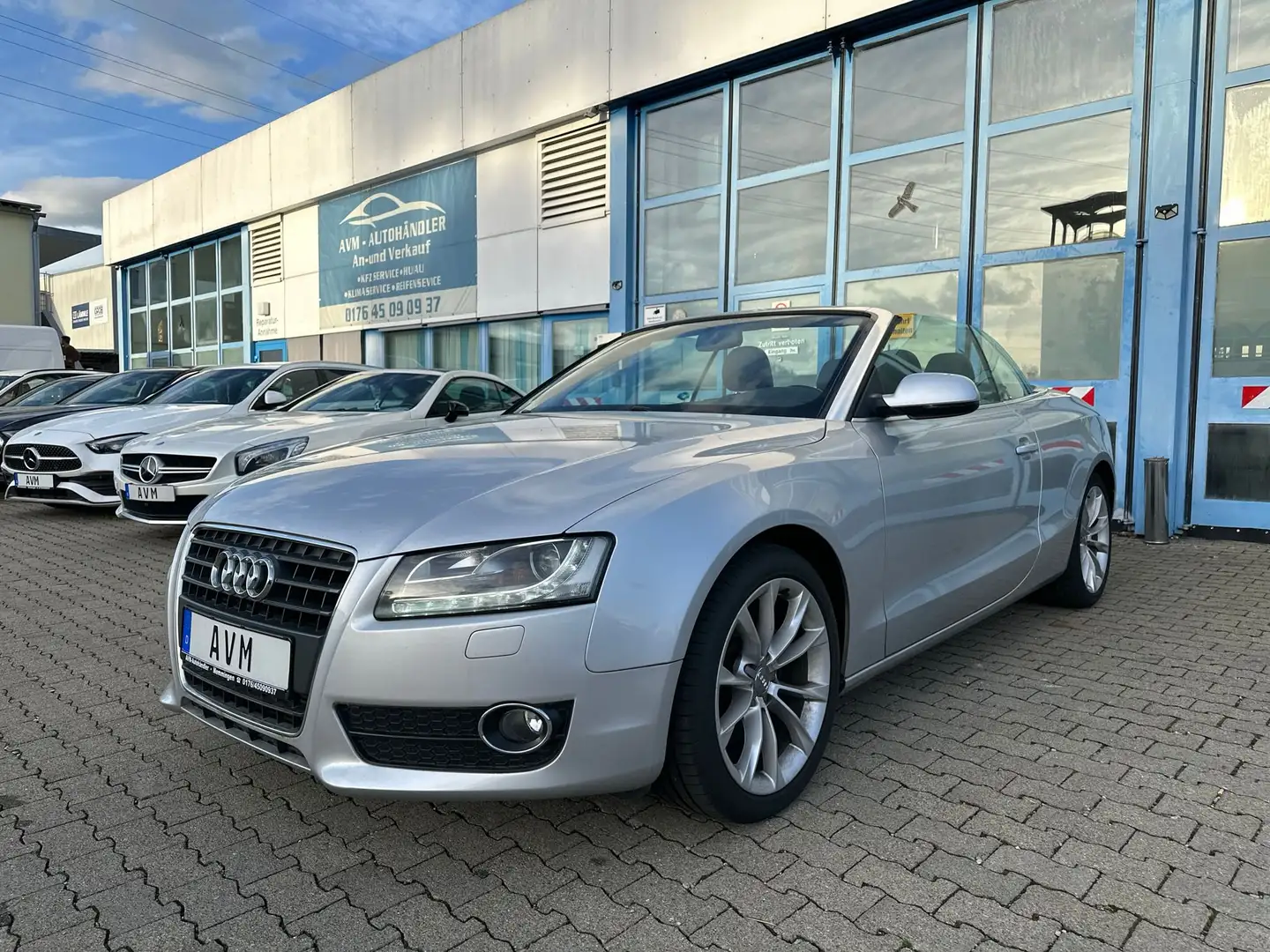 Audi A5 1.8 TFSI Cabriolet Silber - 1