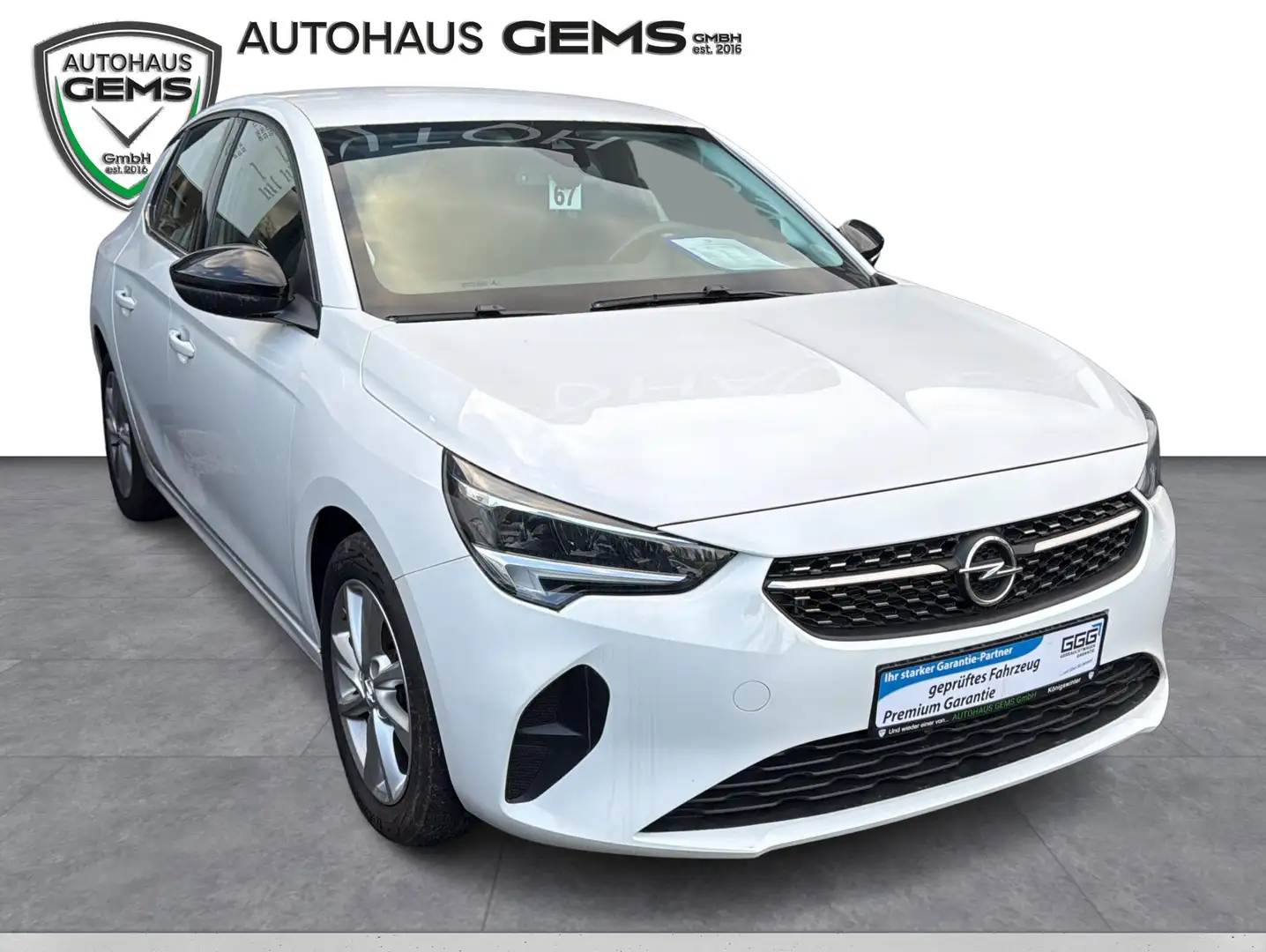 Opel Corsa Elegance Navi PDC BT-Audio Blanc - 1