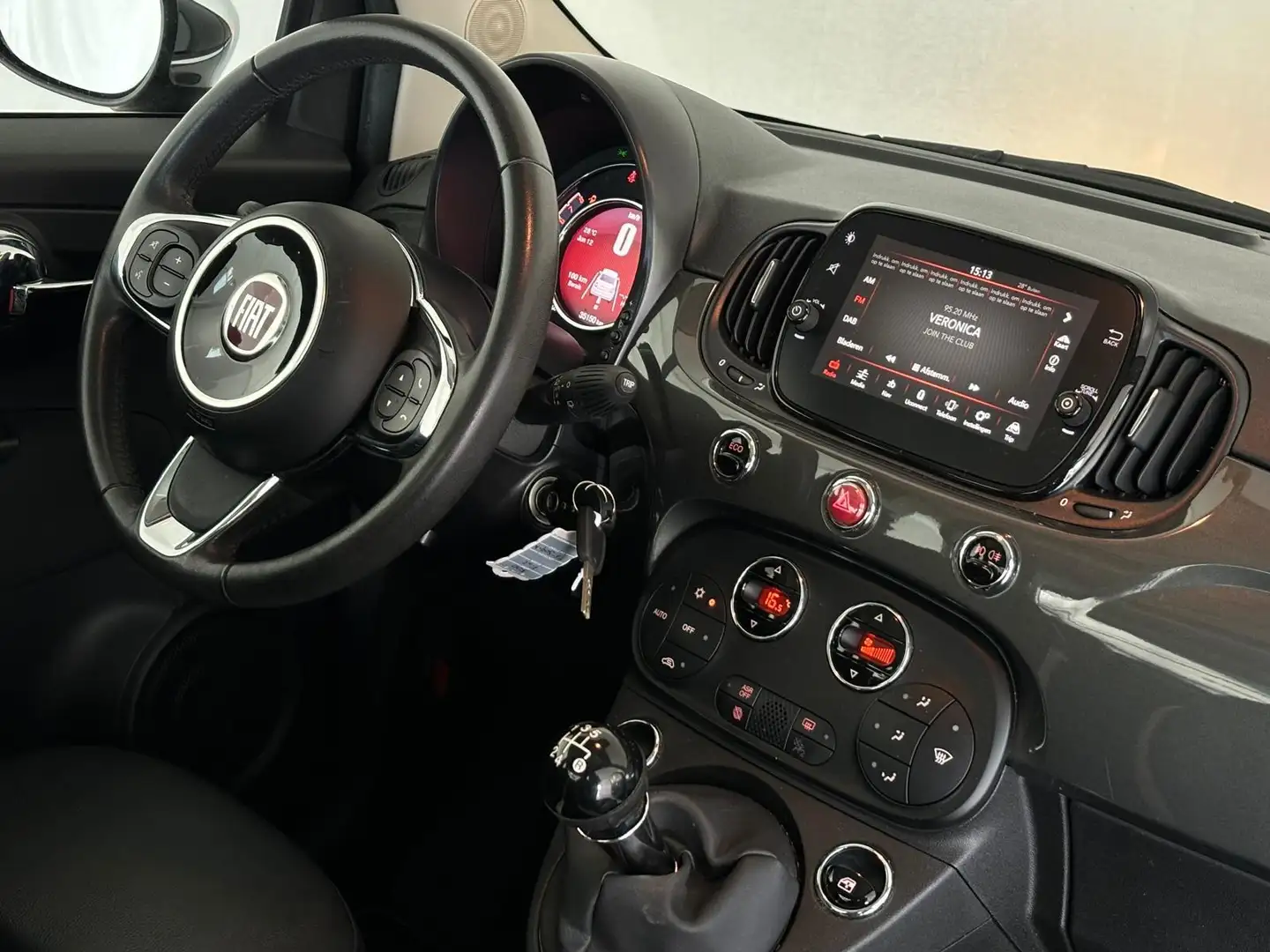 Fiat 500 0.9 TwinAir Turbo Mirror | Panoramadak | Apple-And Grijs - 2