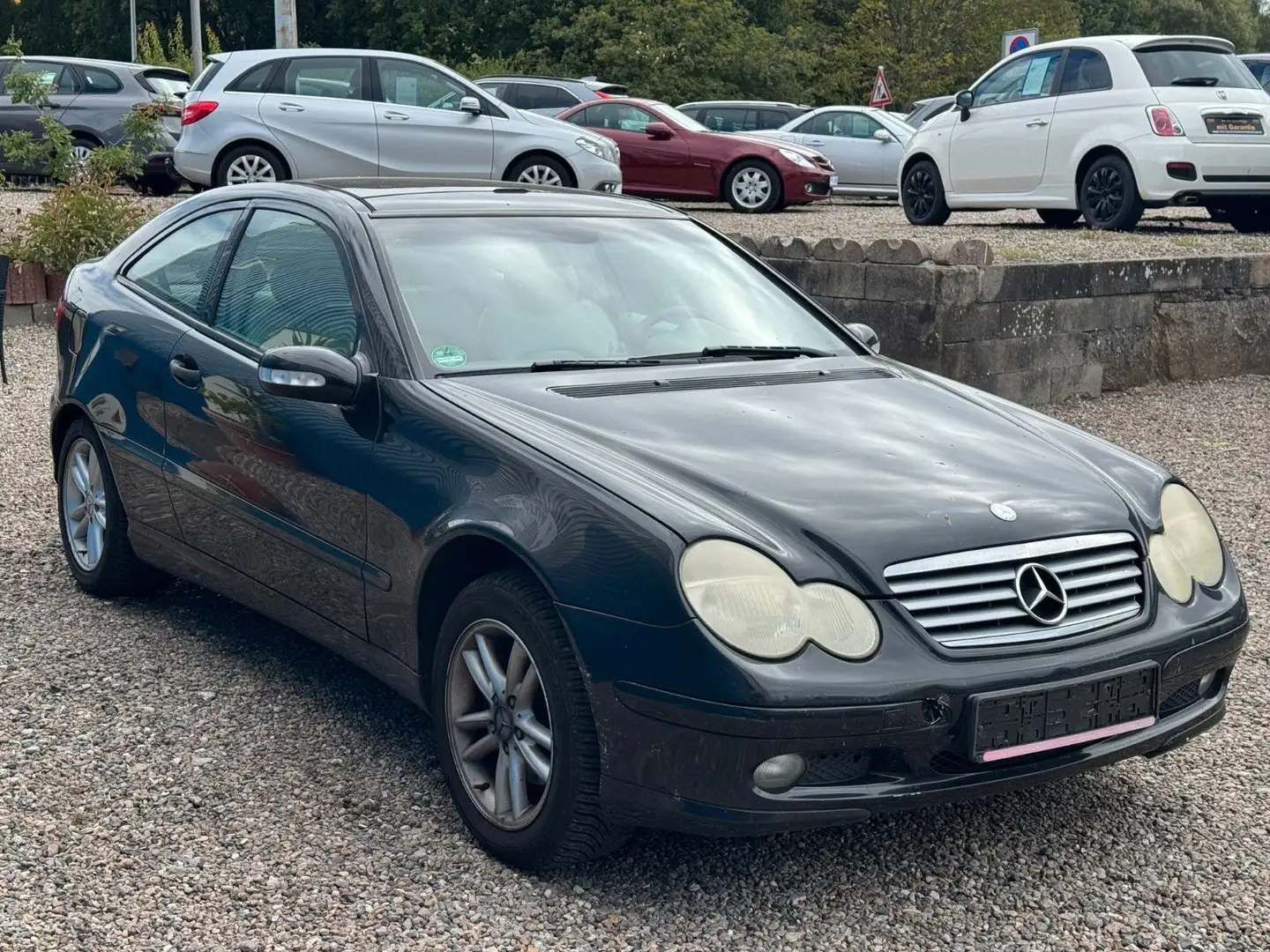 Mercedes-Benz C 200 Kompressor Sportcoupe**Klima**Leder** Schwarz - 2