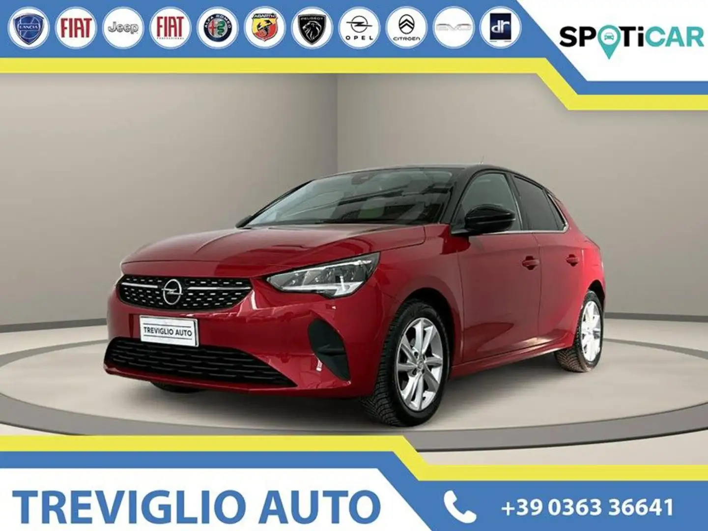 Opel Corsa 1.2 100 CV aut. Elegance Rosso - 1