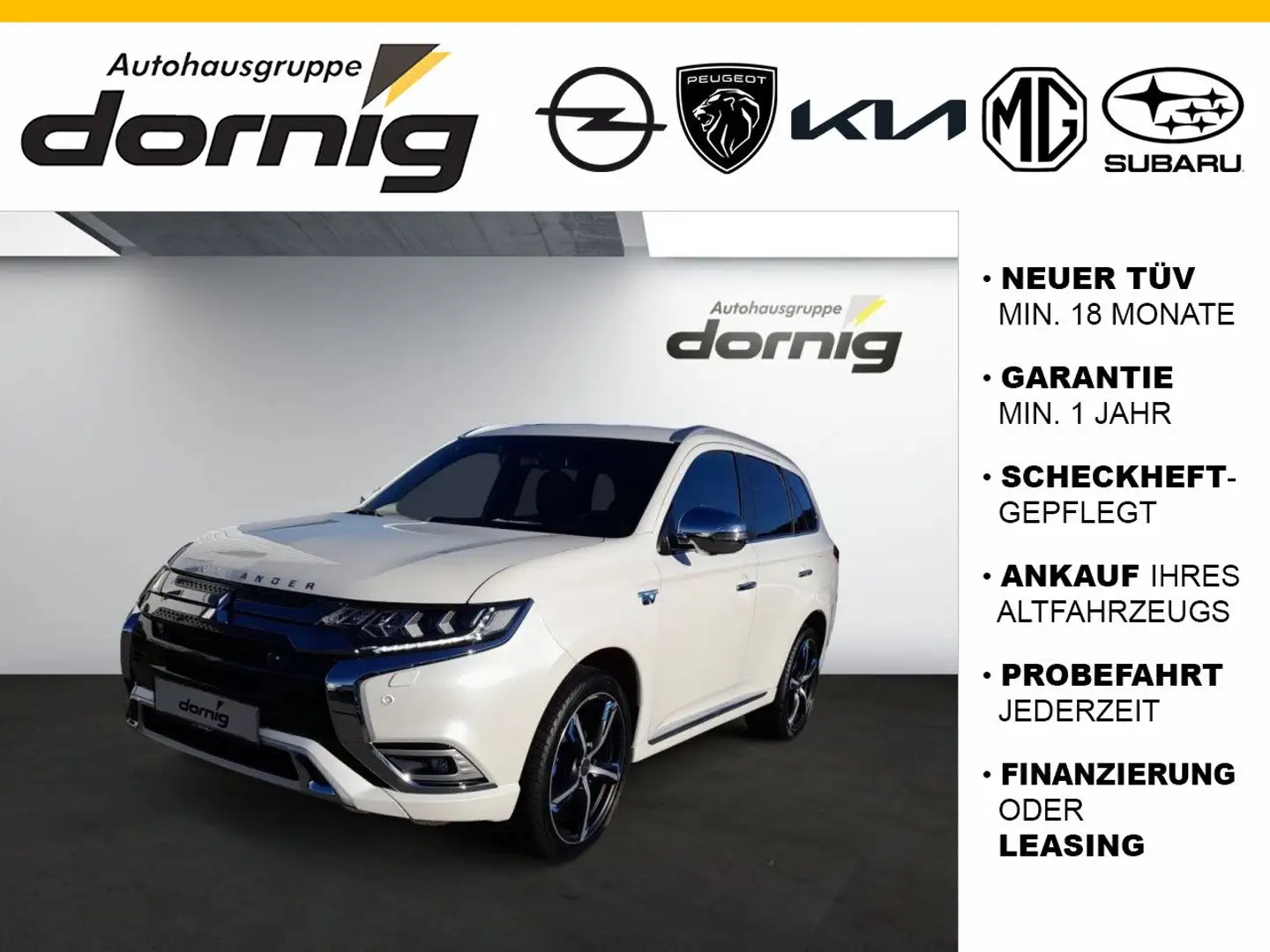 Mitsubishi Outlander 2.4 Plug-In Intro Edition 4WD Blanc - 1