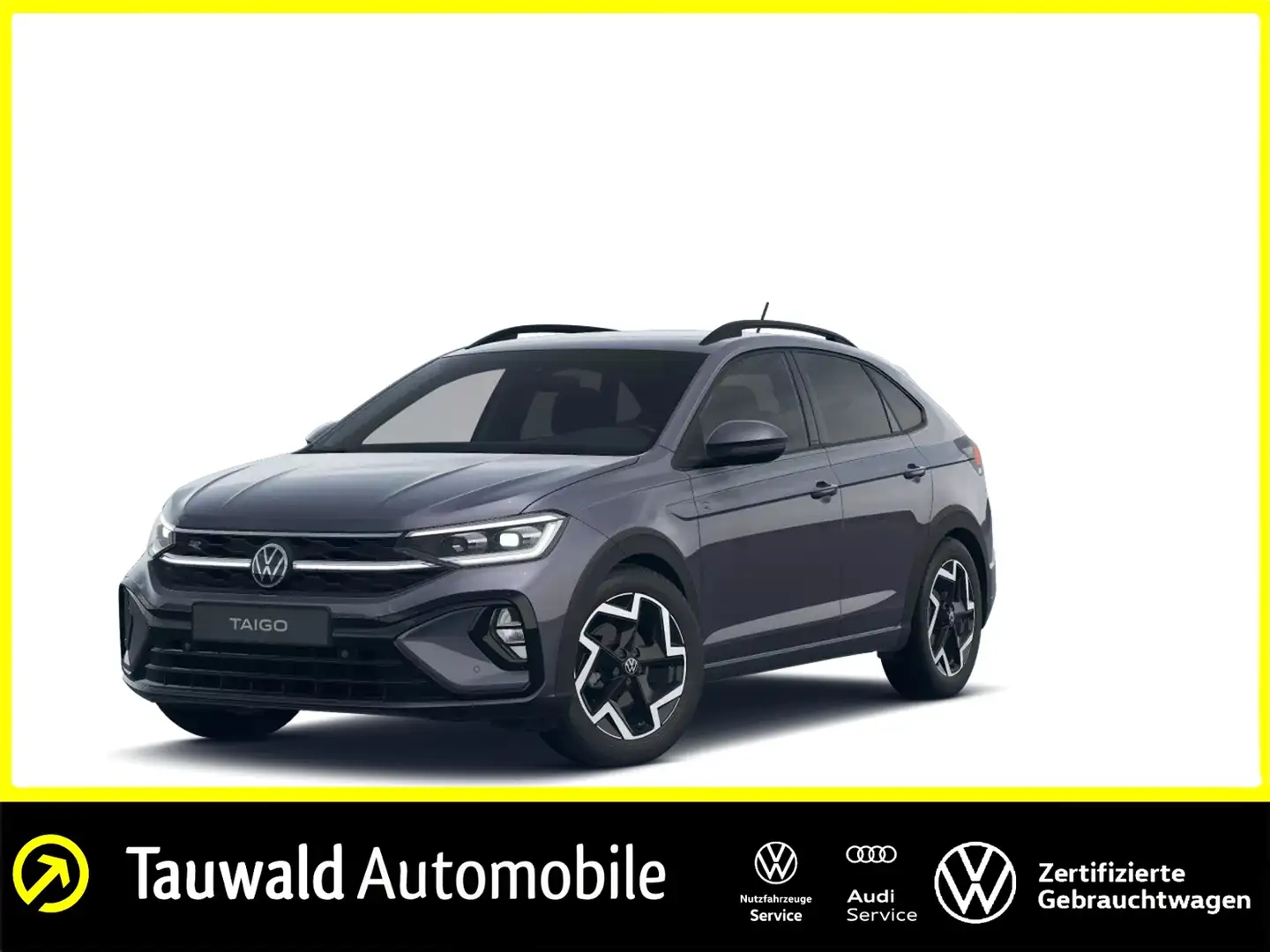 Volkswagen Taigo 1.5 TSI DSG R-Line AHK/RFK/IQ/SHZ/ALLSEASON Gris - 1
