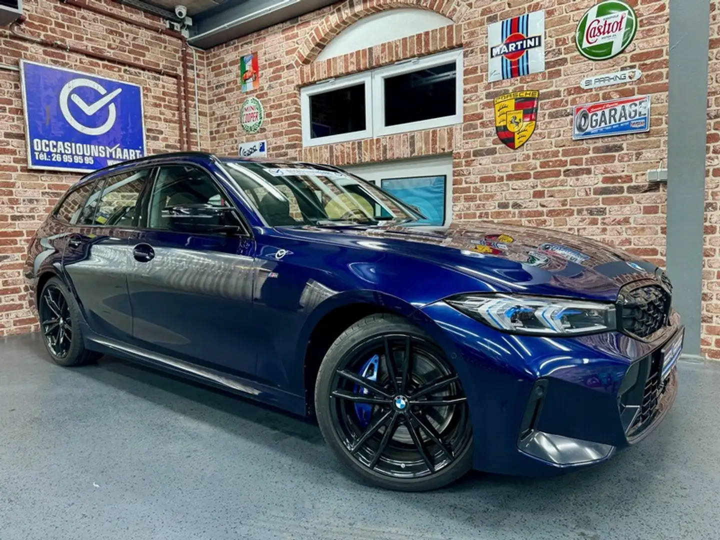 BMW 340 M340d Touring 3.0 340cv Auto xDrive CUIR Bleu - 1