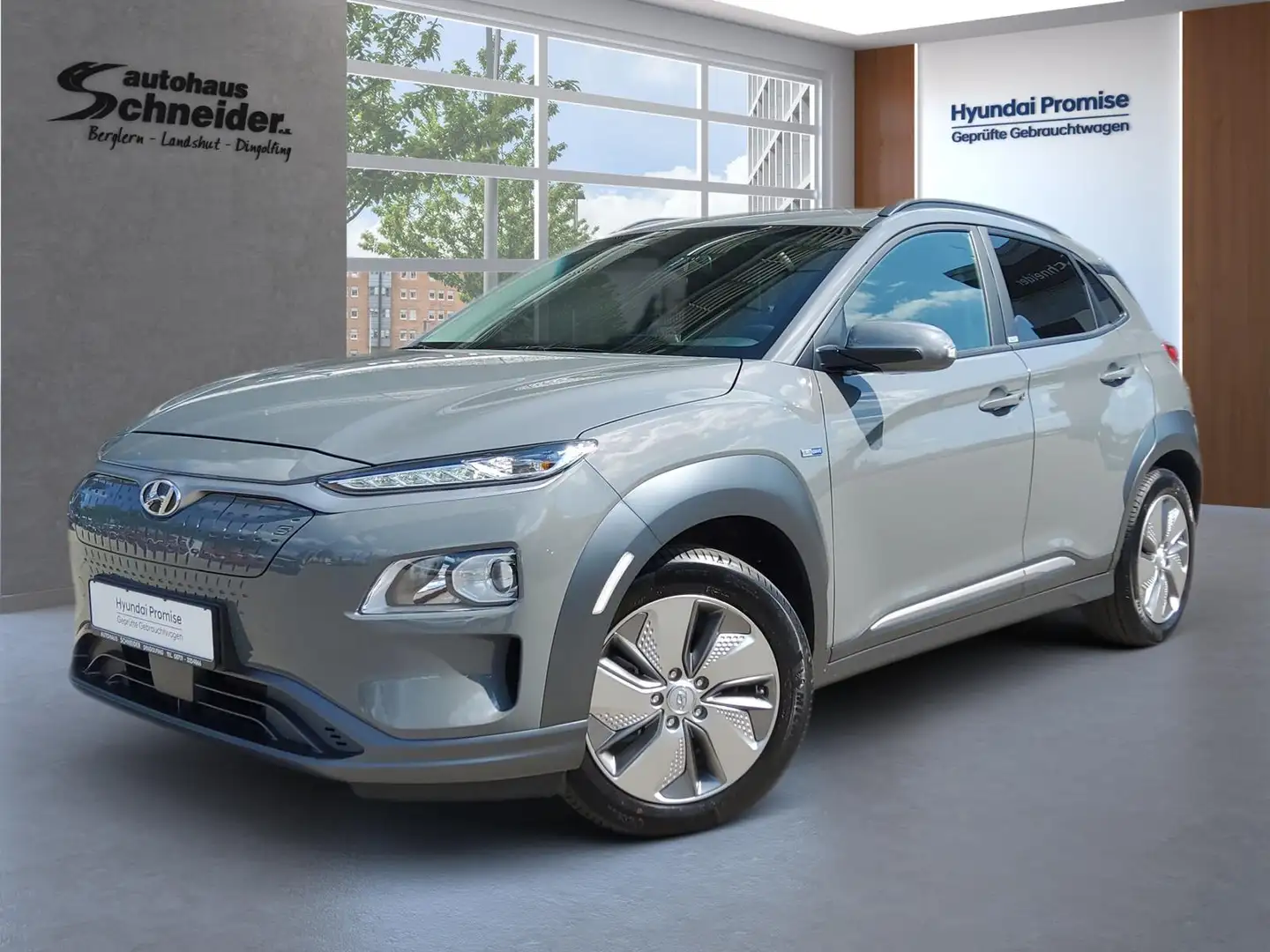 Hyundai KONA Kona EV 39,2kWh ADVANTAGE NAVI/WÄRMEPUMPE/KRELL SO Grau - 1