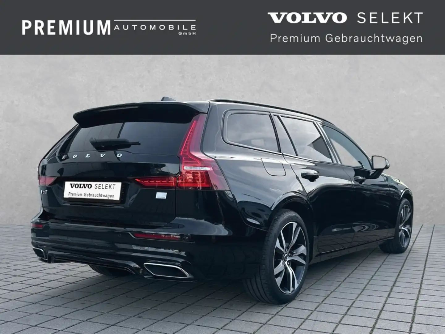 Volvo V60 Recharge T6 AWD R-Design ACC/Sitzhzg./Kamera/Voll- Чёрный - 2
