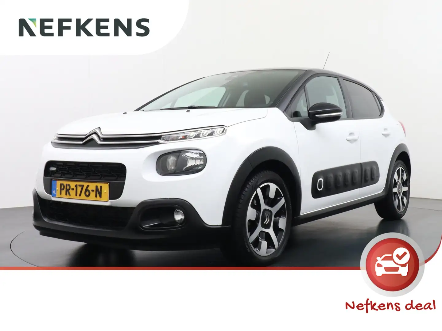 Citroen C3 Shine 82 pk | Navigatie | Achteruitrijcamera | Par Weiß - 1