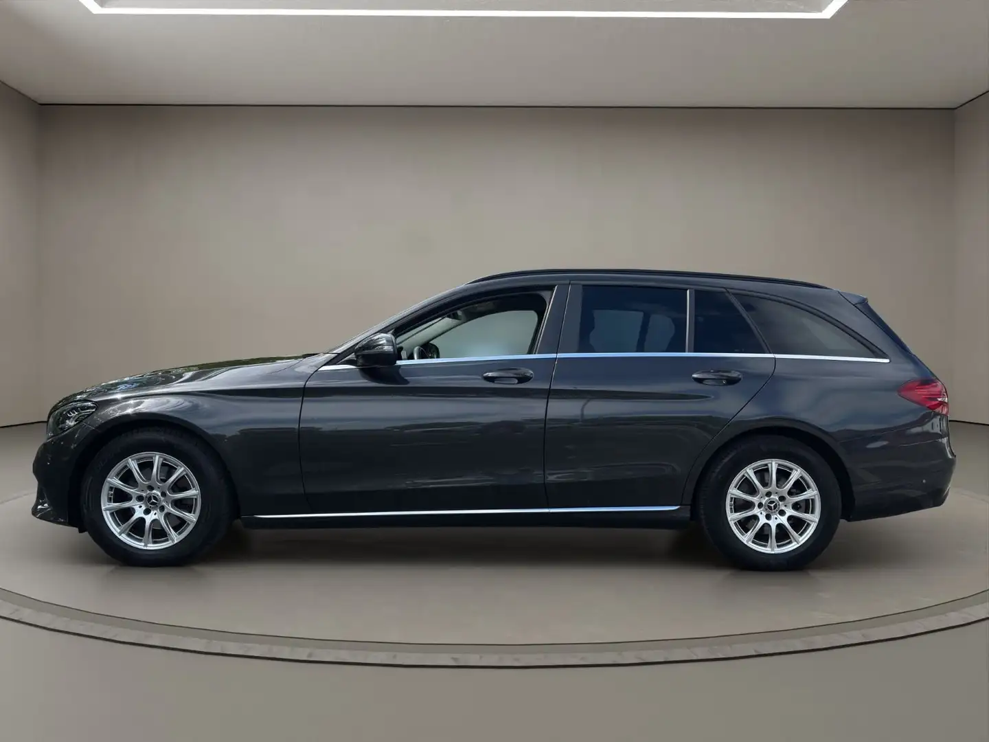 Mercedes-Benz C 180 T Autom.  AHK/2xPDC+Kamera/Navi/LED+++ Gris - 2