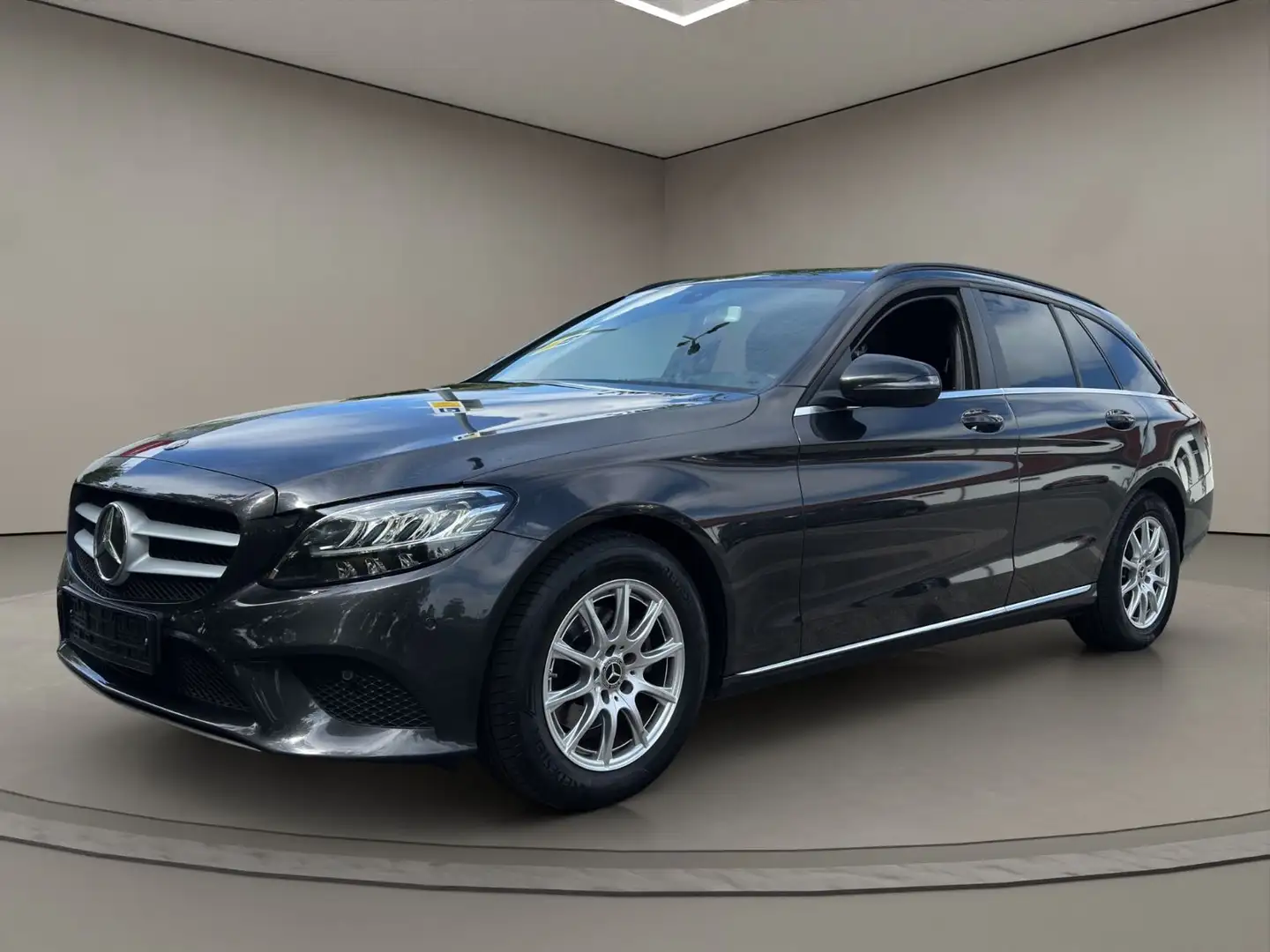 Mercedes-Benz C 180 T Autom.  AHK/2xPDC+Kamera/Navi/LED+++ Gris - 1