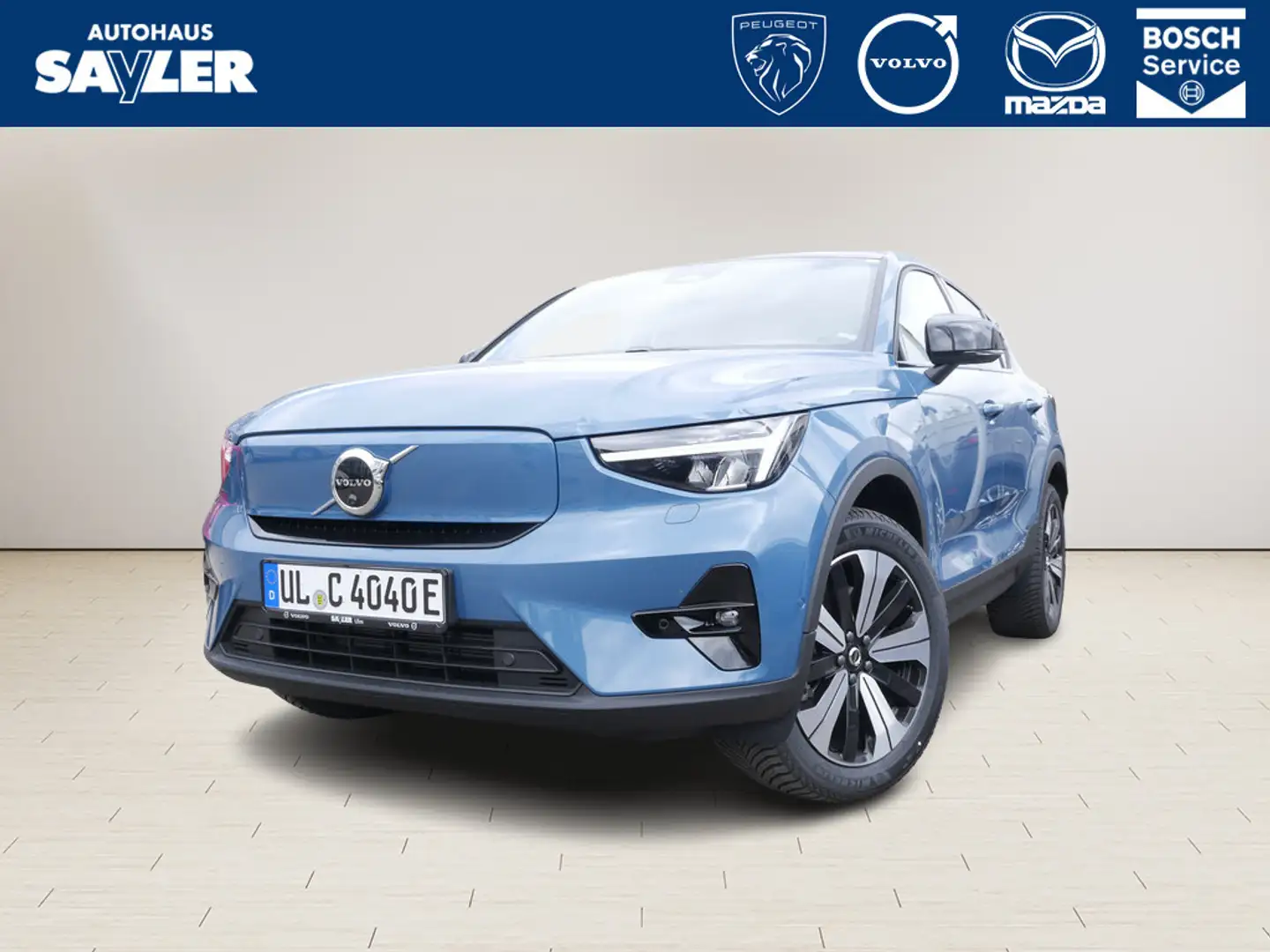 Volvo C40 Ultimate Recharge Pure Electric 2WD PANO Blau - 1