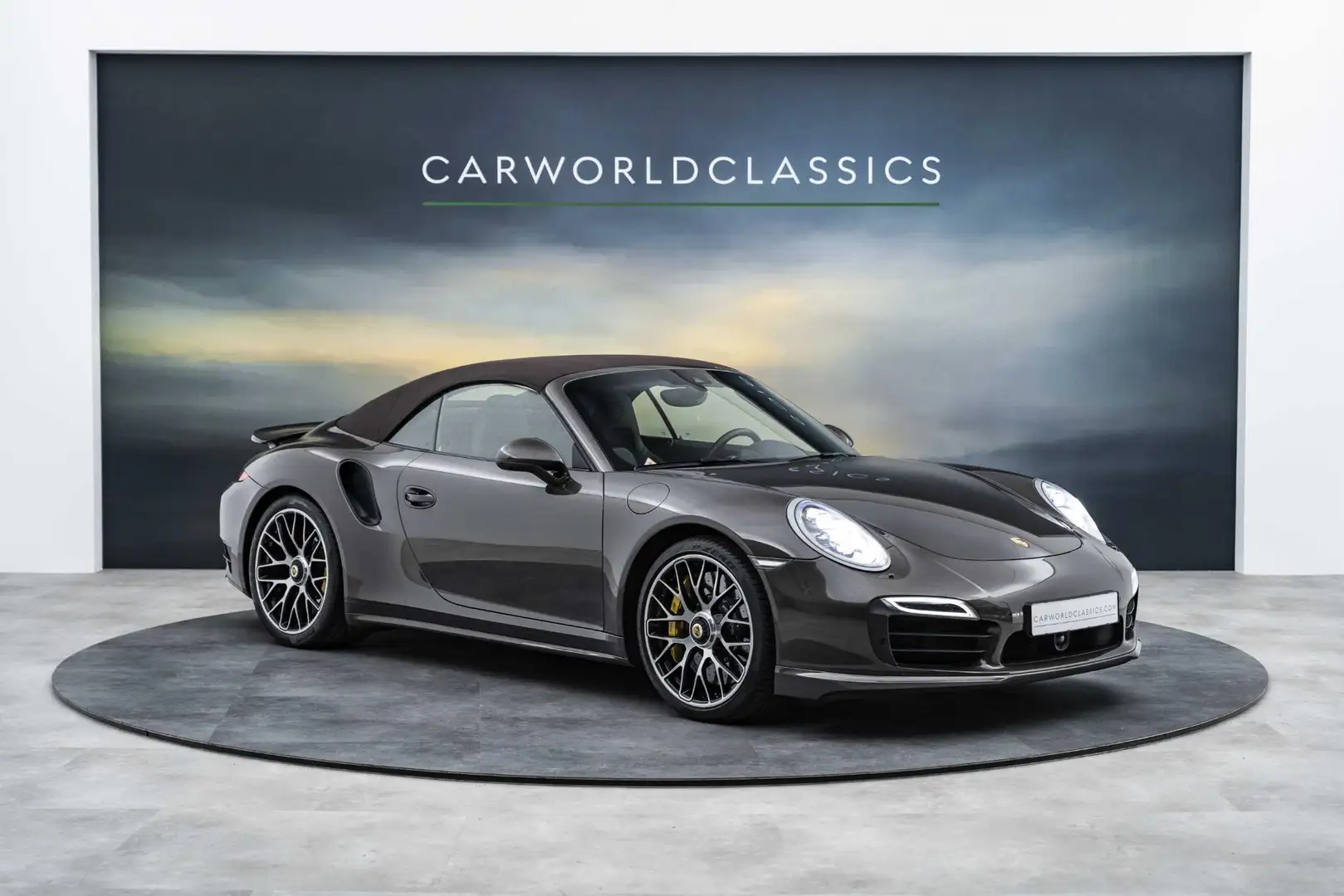 Porsche 991 991 - 3.8 TURBO S CABRIO Grijs - 2