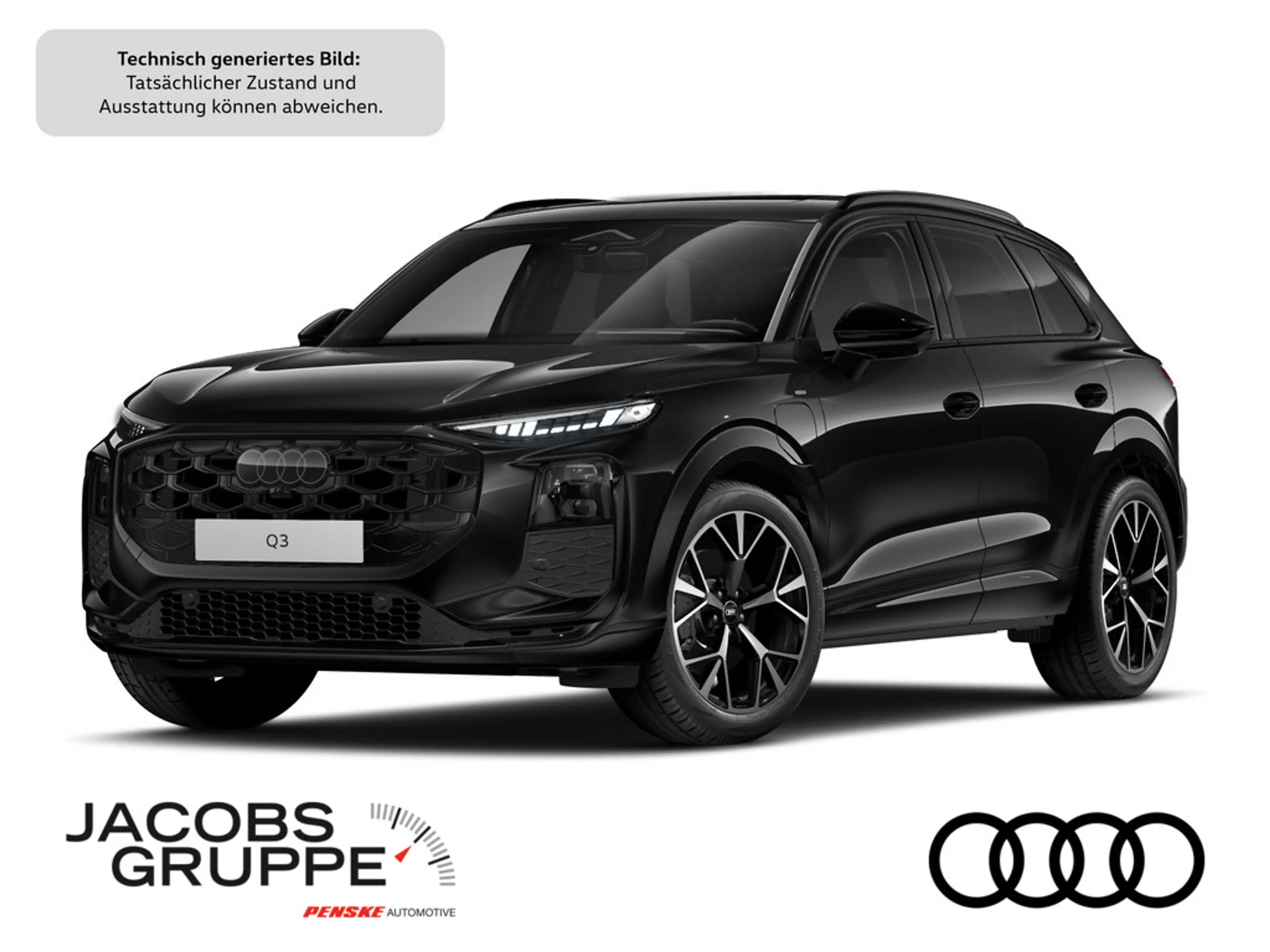 Audi Q3 e-hybrid 2xS line/All Black/Digi Matrix/HuD/Pano/360°/AHK/20Zoll